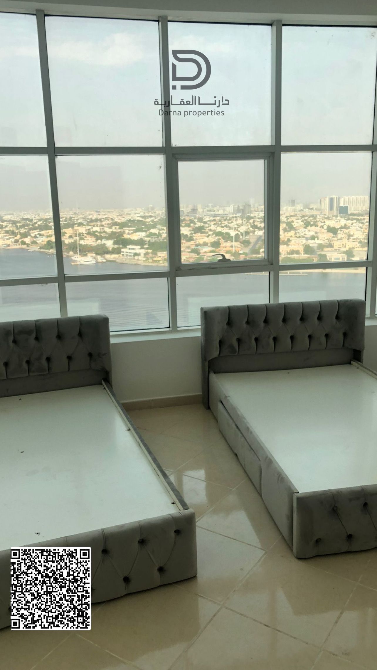 Stunning Full Creek View – Luxury 2BR Apartment in Orient Towers, Ajman