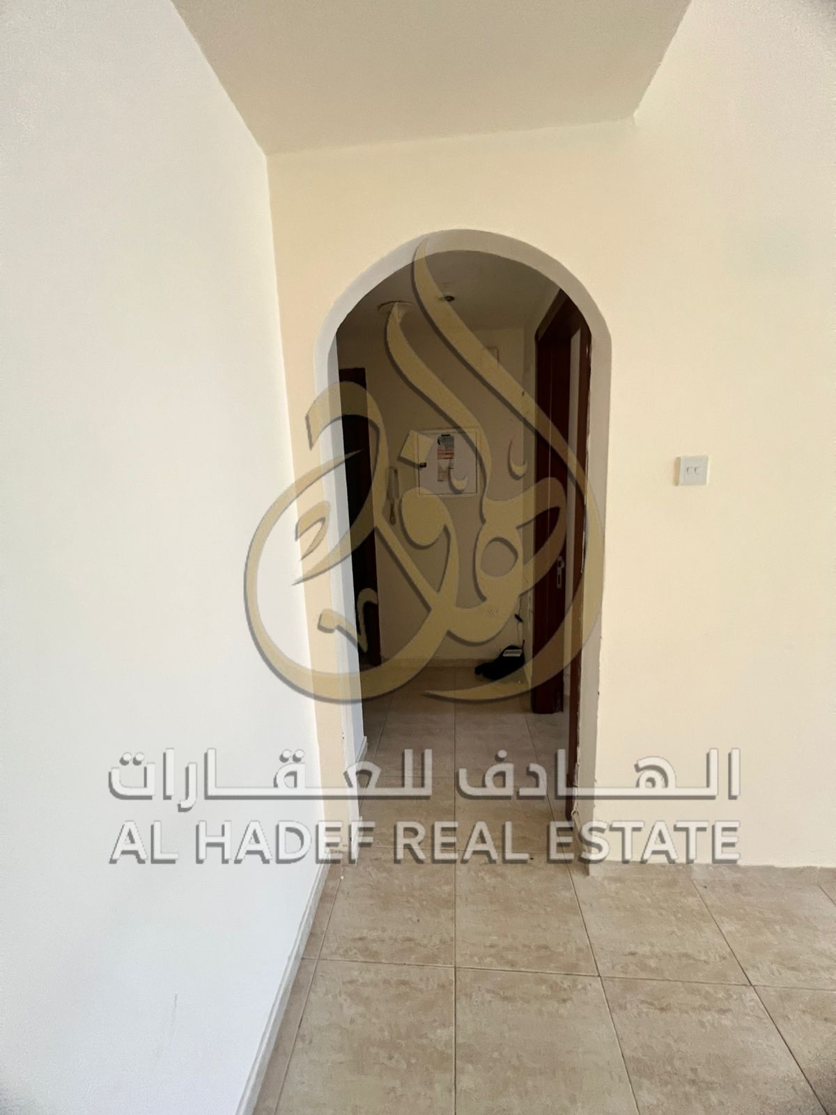 One bedroom and living room for annual rent in Al Taawun area Free air conditioning Free gym and swimming pool Free parking with payment faci
