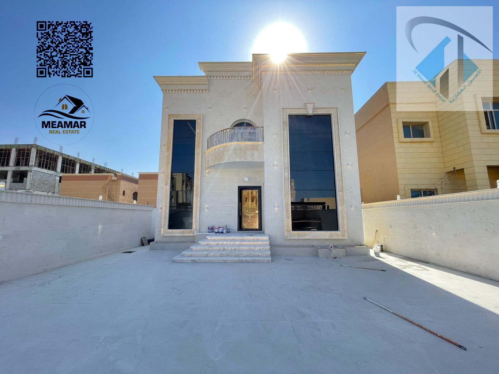 villa with elec . water and a/c freehold superdelux finish opposite of mosque