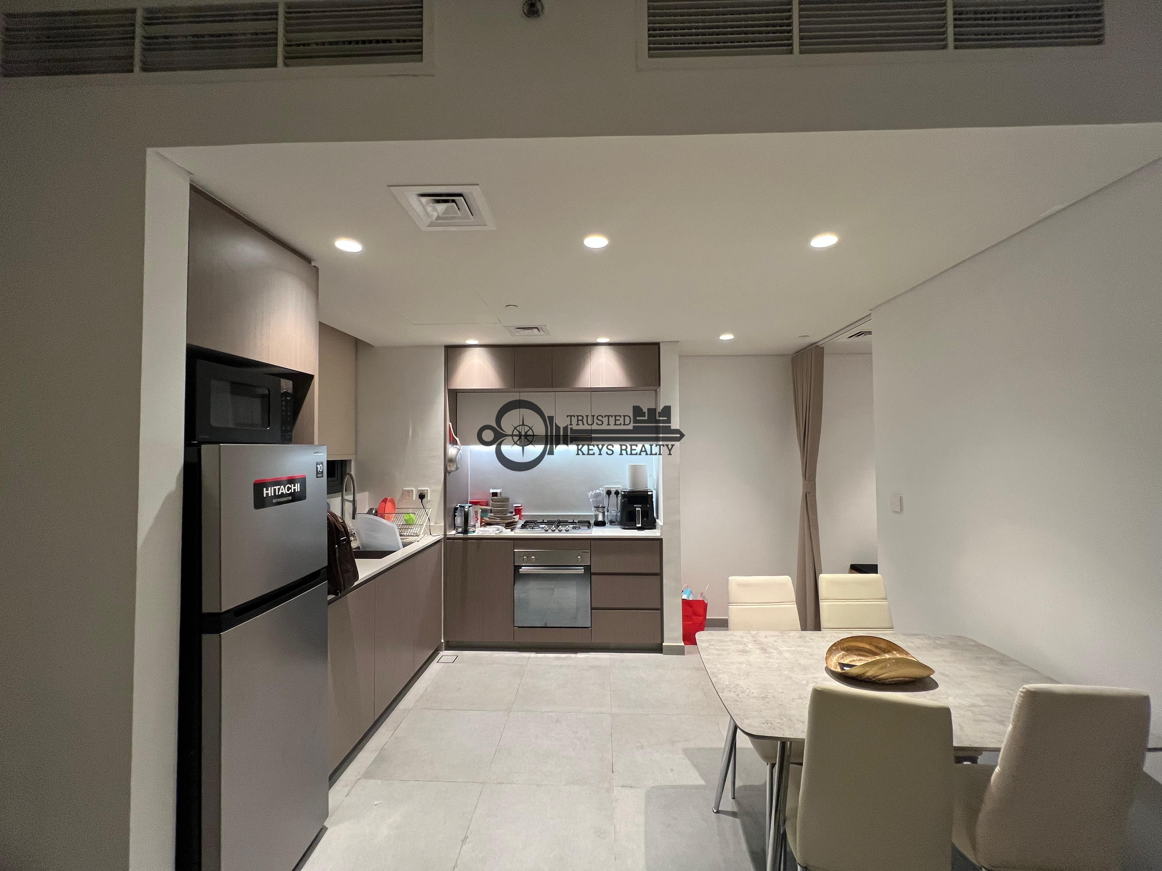 Fully Furnished 2-Bedroom Apartment for Monthly Rent in Aljada | Smart Home System | All Bills Included