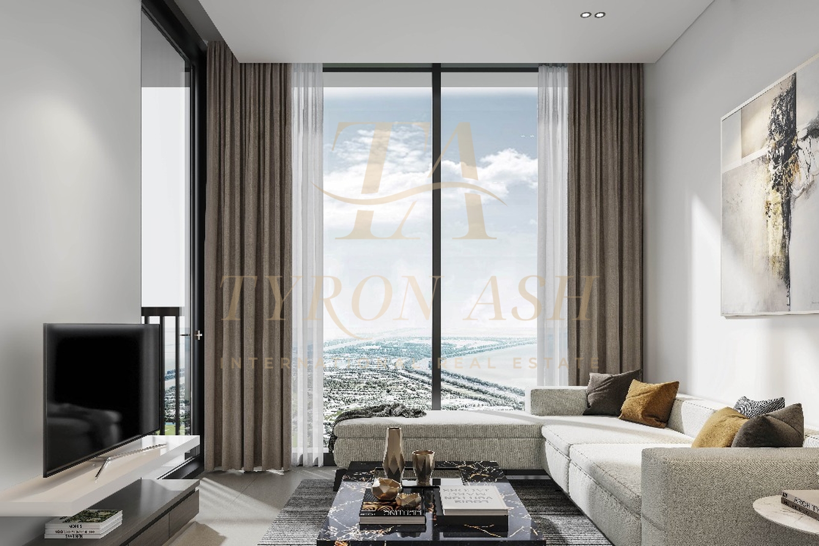 ELEGANT HOME | HIGH FLOOR | 1BEDROOM + STUDY