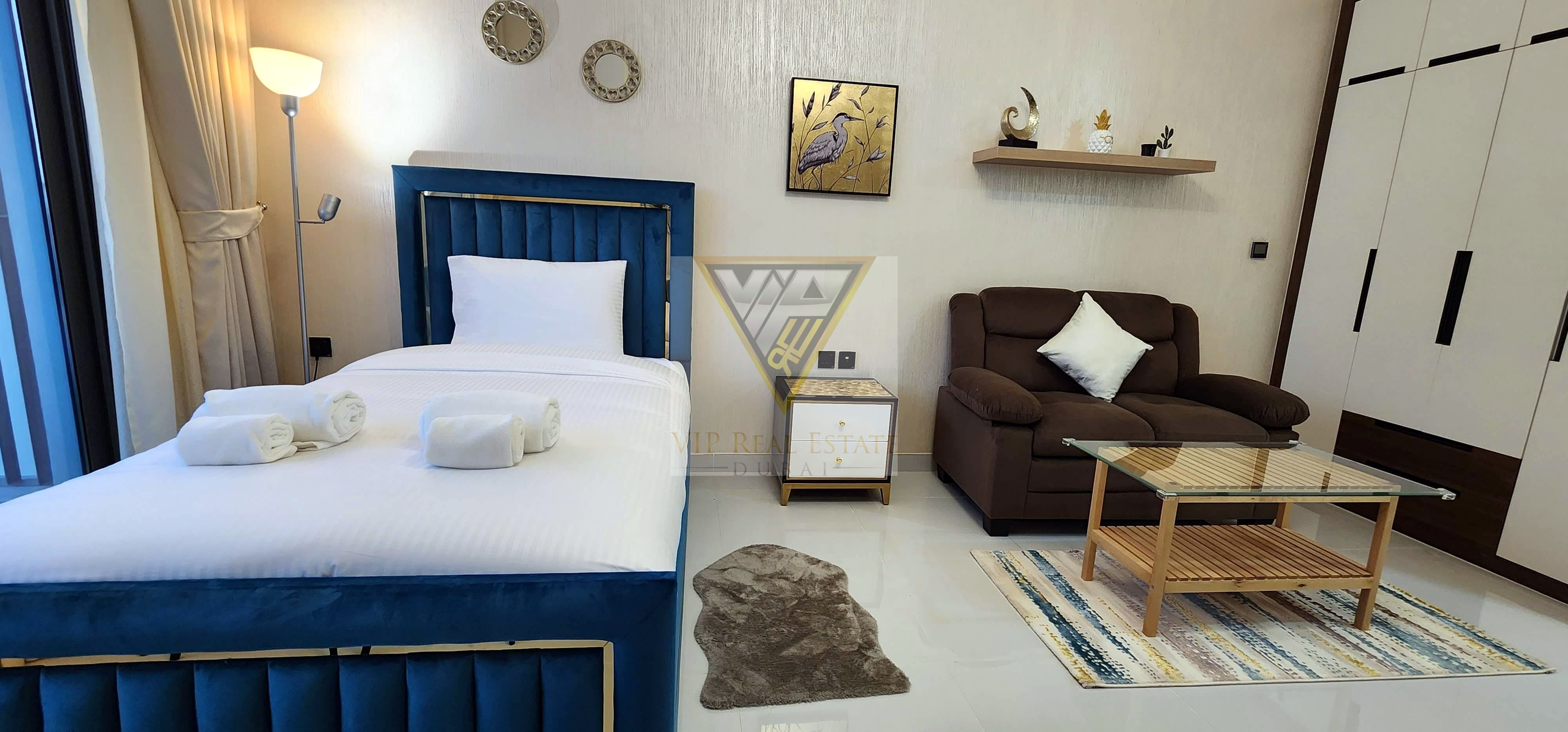 Studio Fully Furnished | Excellent location | 12 Chqs option