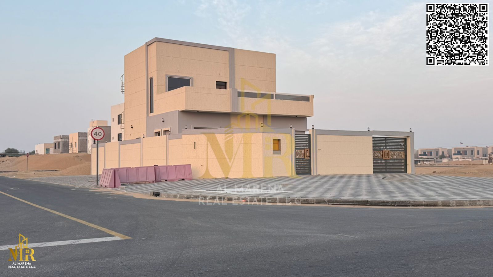 Own a villa in Al Zahya, 3 master bedrooms, 3014 sq. ft, price includes registration fees. Great opportunity for living or investment.