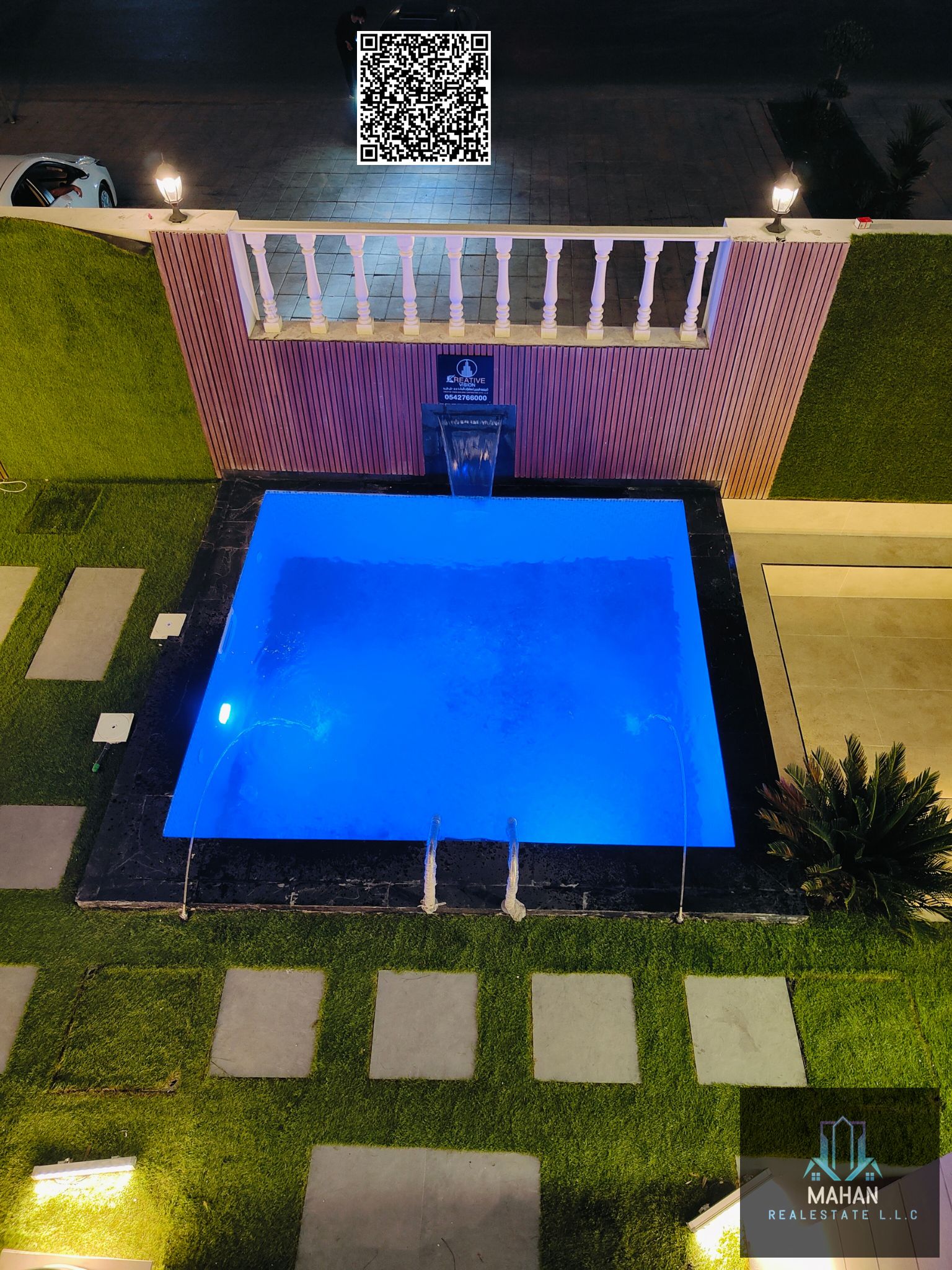 For sale: A very luxurious villa in Al Zahiyah, Ajman, one of the most prestigious, quiet, and sought-after residential areas. This villa boasts a luxurious modern-classic design that blends sophistication with tranquil, contemporary touches, featuring hi