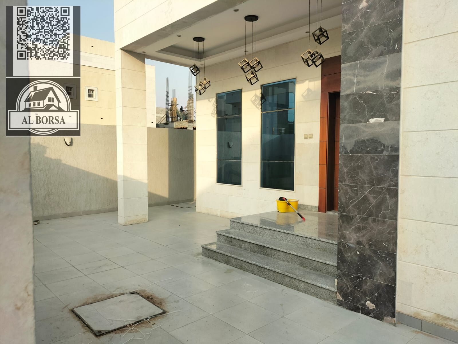 A distinctive 5-bedroom villa with a living room, majlis, and maid's room for annual rent in Al Zahia, Ajman.