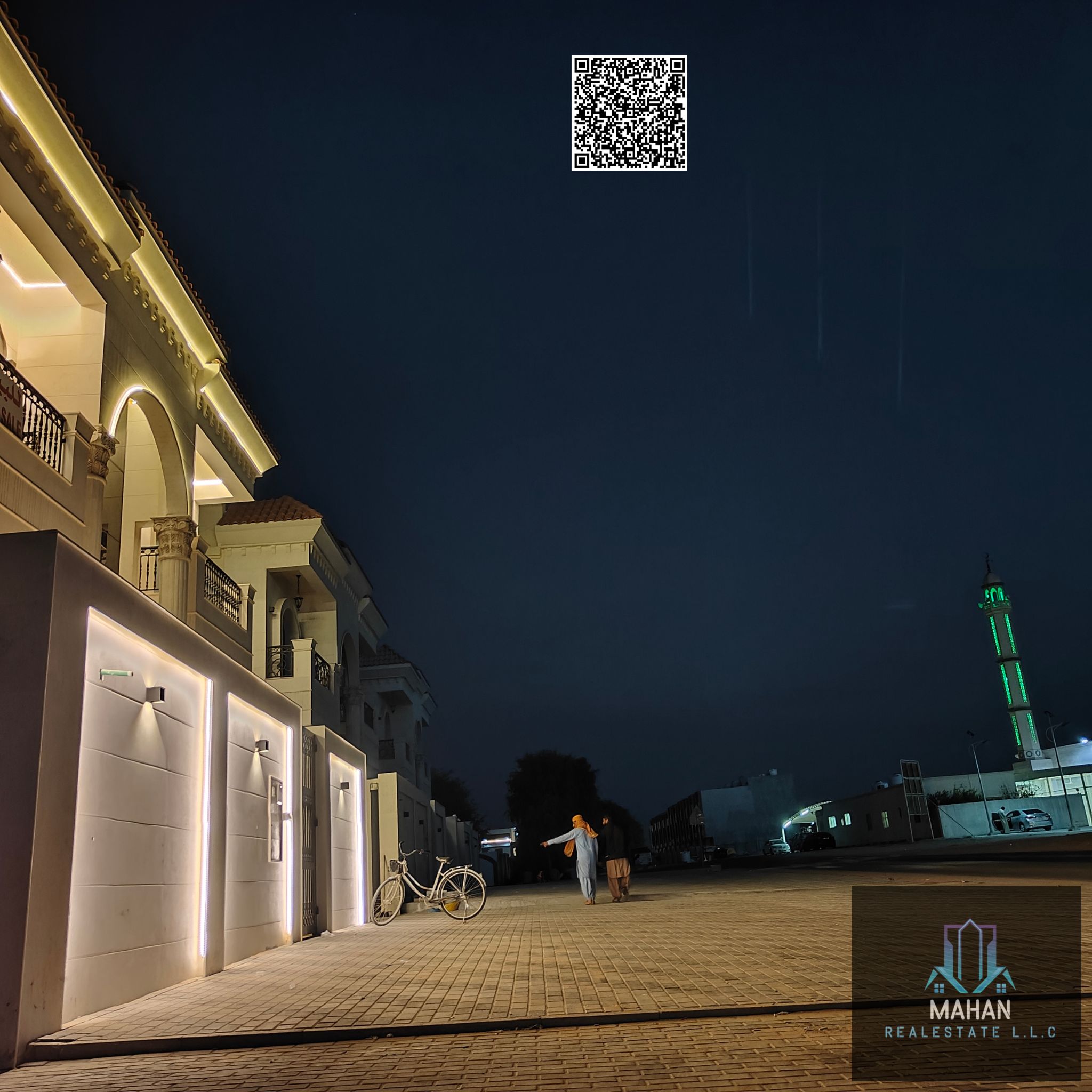 For sale: A luxurious classic villa in one of Ajman's most beautiful and tranquil residential areas – Al Helio 2. This villa boasts a sophisticated architectural design and elegant classic touches, evoking a sense of heritage and refinement at first glanc