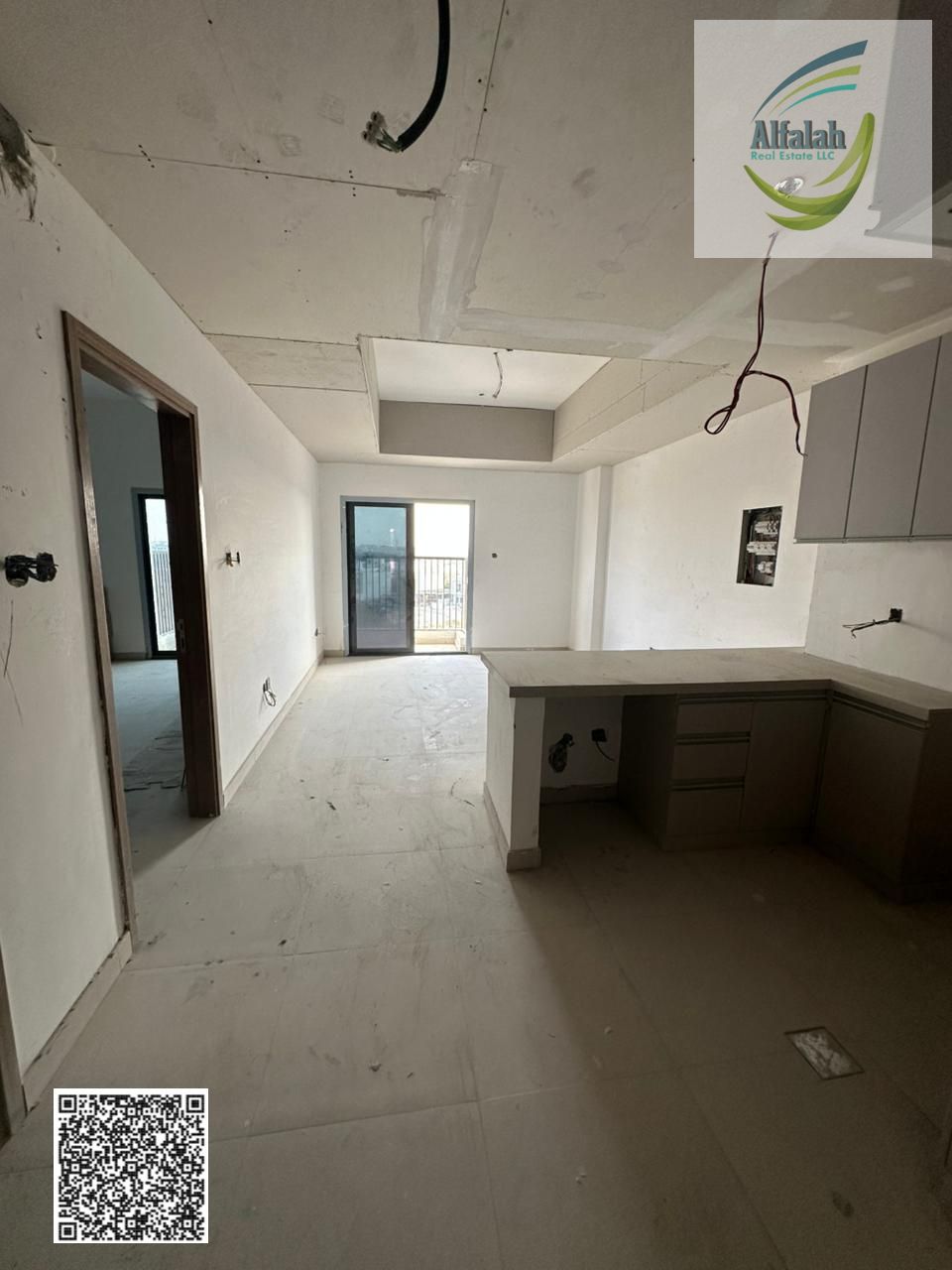 1BHK for Sale having balcony open view in Kentia Ajman Uptown