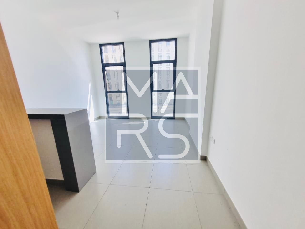 Big studio with separate room and kitchen appliances