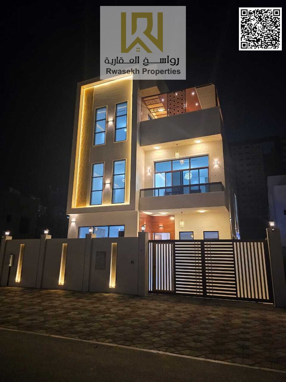 Luxury Villa for Sale in Al Amerah – Private Pool & Roof