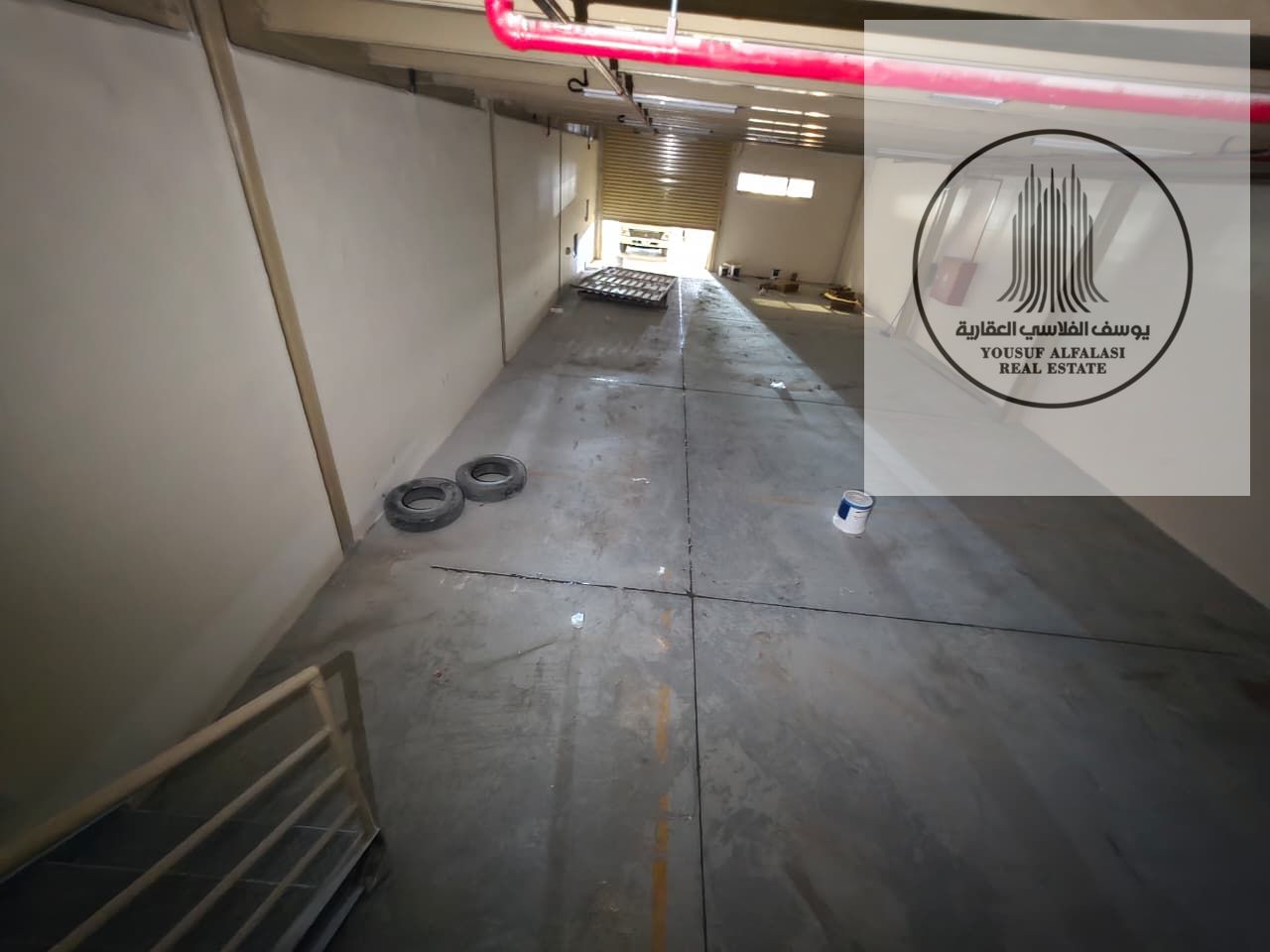For rent in Al Jurf Industrial Area 1 with an area of 3000 sq electricity 33 kW
