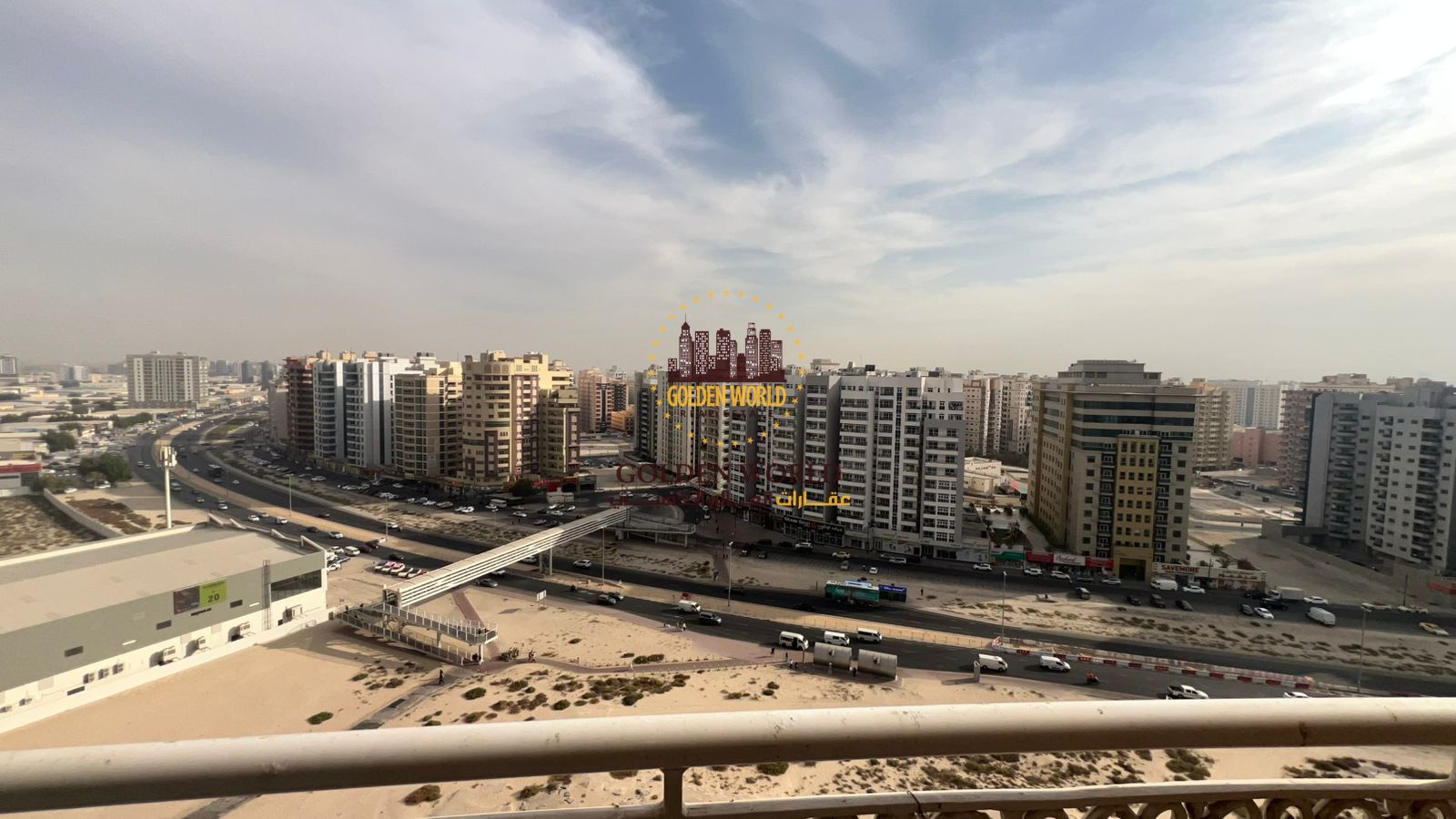 2 Bedroom Apartment for Rent in Al Nahda Sharjah with Balcony, Panoramic View of Dubai, Master Bedroom, 2 Bathrooms, and Built-in Wardrobes