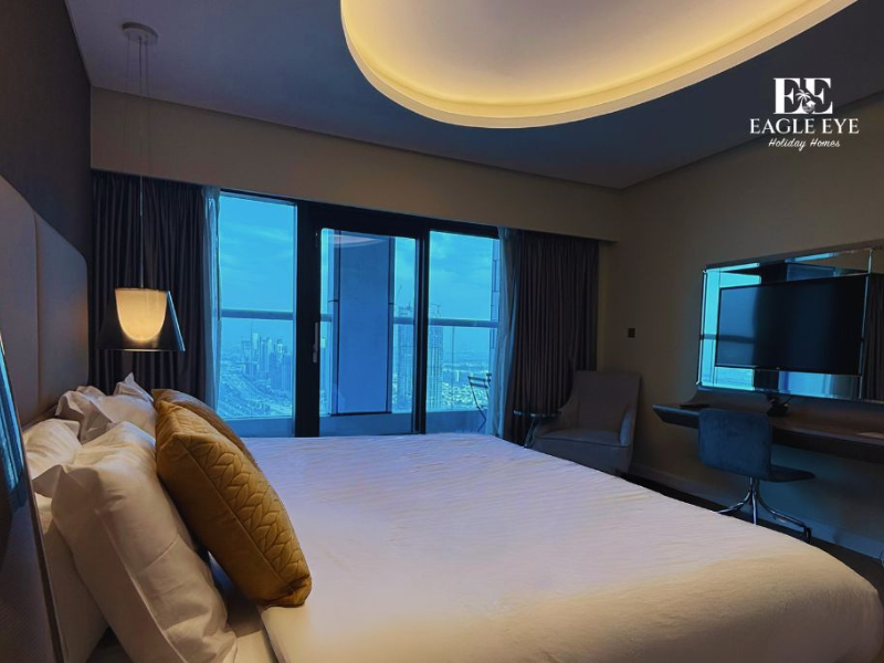 1BR | Accommodates 4 | Fully Furnished | Family Friendly | Luxury Apartment | Paramount Towers | Eagle Eye Holiday Homes