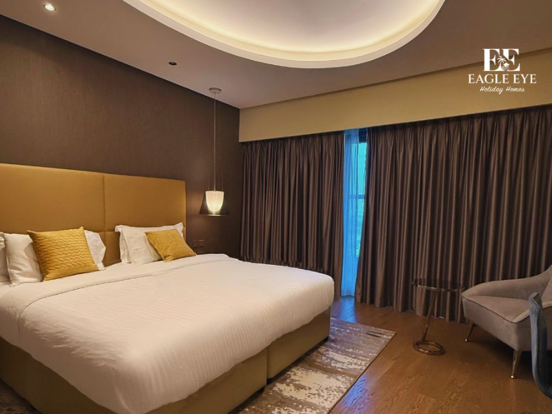 1 Bedroom Apartment | Monthly Rental | Damac Paramount Tower D | Eagle Eye Holiday Homes | Family Friendly