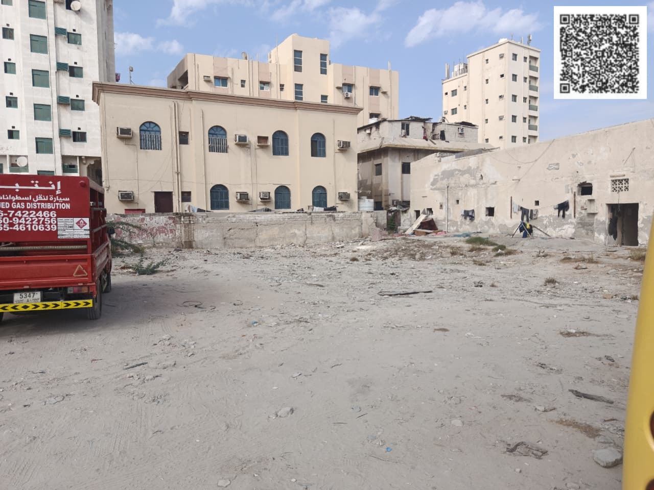 Land for sale Luware 1 area - Ajman Residential commercial (Ground + 3) Area: 448 m² - 4820 ft² Prime location near Ajman Walk and close to all basic