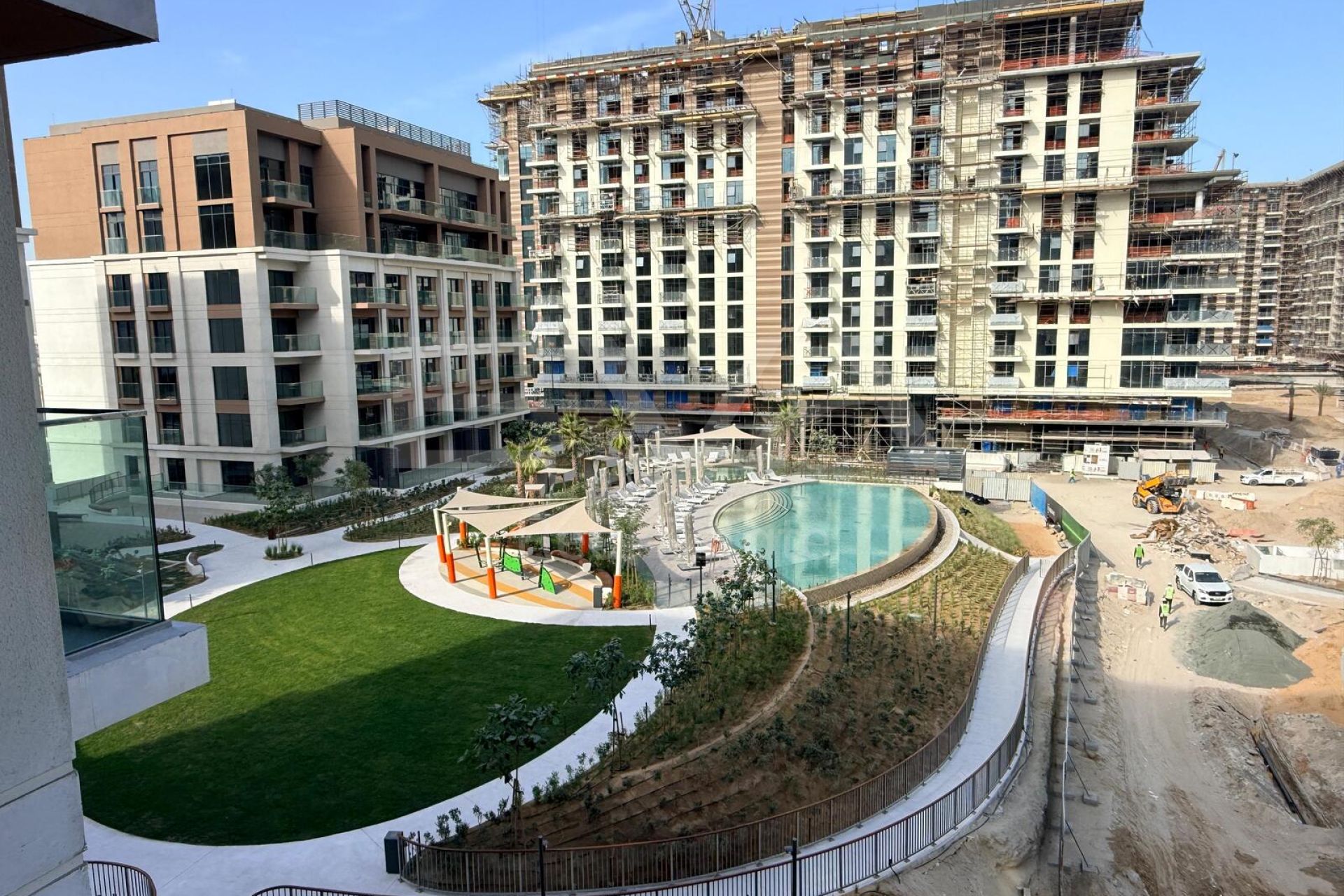 Pool and Park View | Unfurnished | Brand New