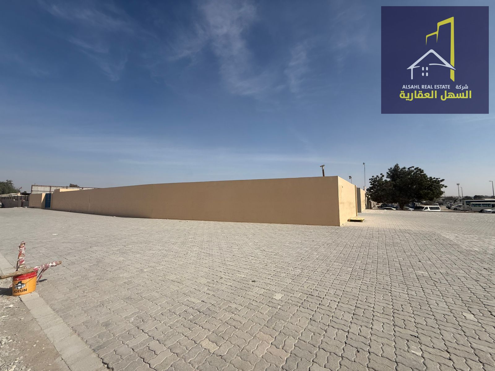 A plot of land for sale in the old Al Sajaa area.