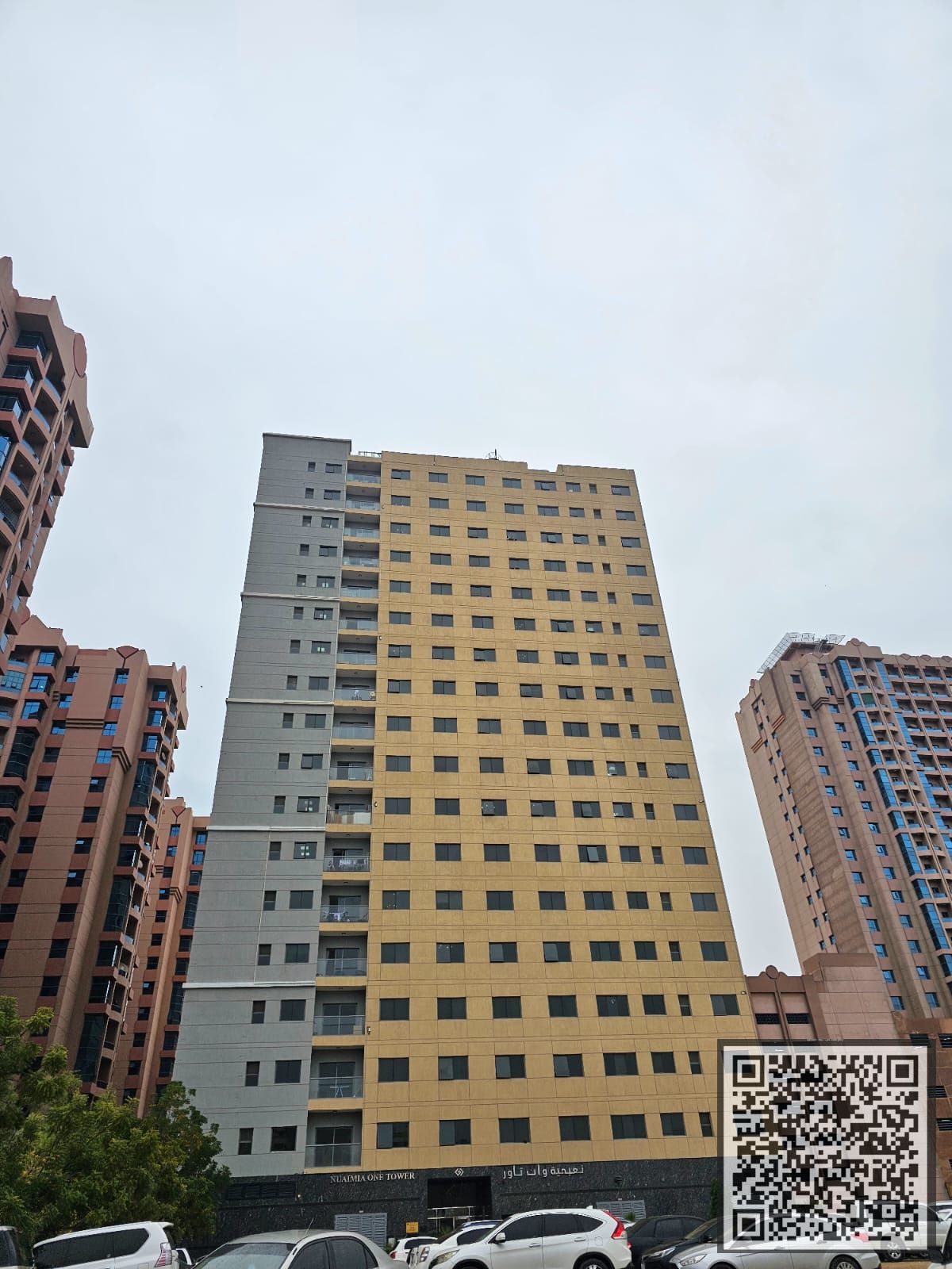 SPACIOUS BEAUTIFUL ONE BEDROOM HALL WITH INSTALLMENTS WITH PARKING IN NUAIMIYA ONE TOWER
