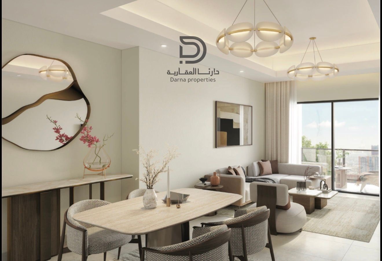 1 Bedroom Apartment | With a down payment of AED 35,000 only | Located in Al Rashidiya | View of Ajman Creek | No registration fees | No commission | Handover within 30 months only.