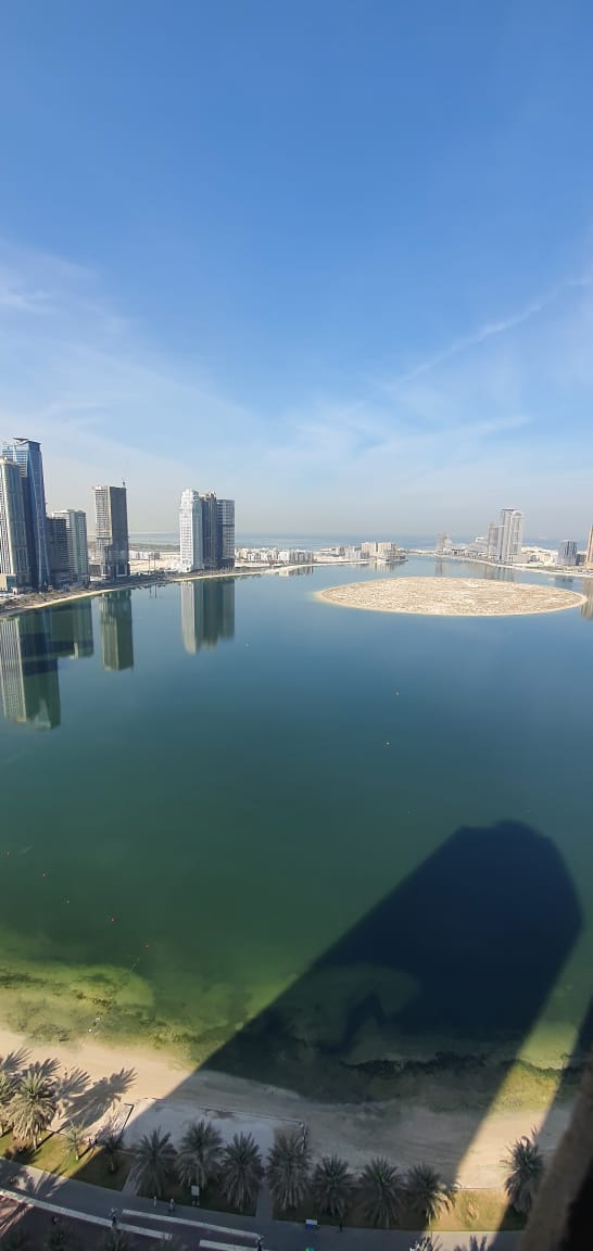 For Rent 2Bedroom Apartment with Living Room – Stunning Front Lake View in Al Khan
