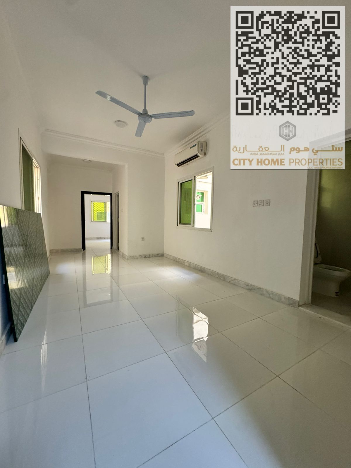 Annual Rent – 2 Bedroom Hall Apartment in Al Rawdah 2 2 bedrooms and a hall, with a balcony and 2 bathrooms. Price: AED 33,000 per year, payable