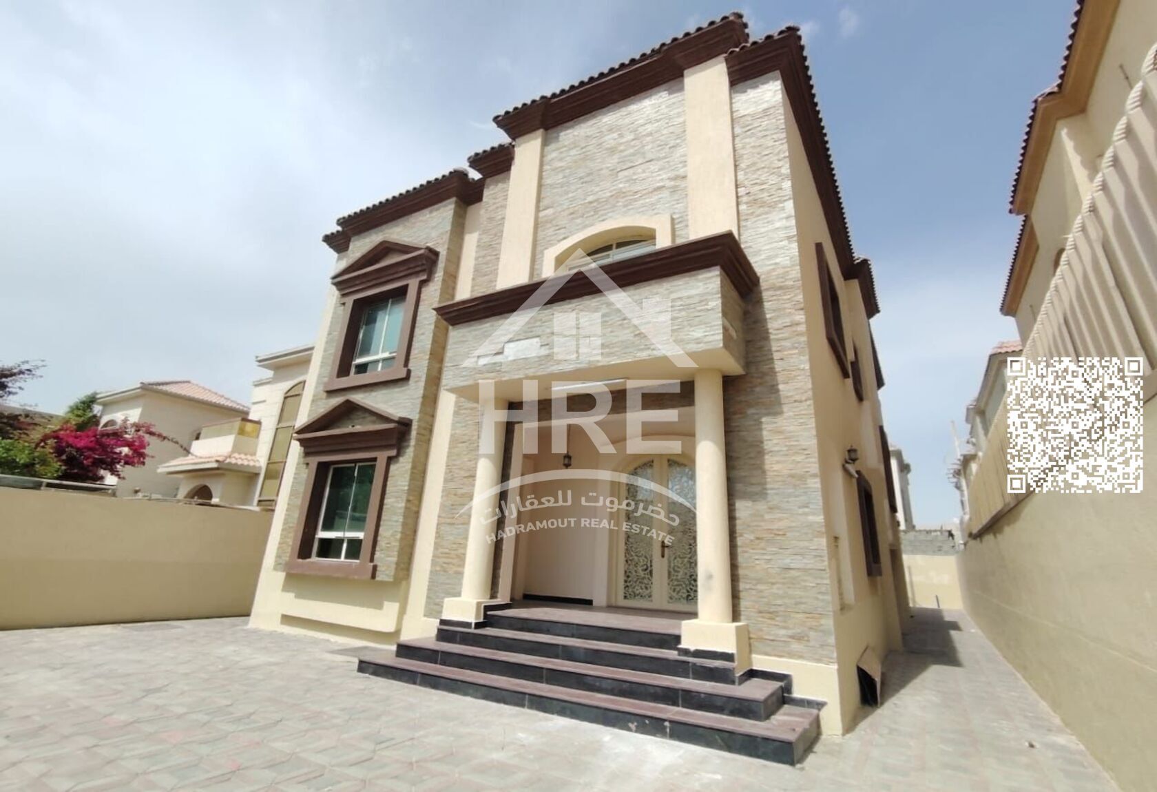Stone facade villa for sale in Al Rawda 1 – Prime location