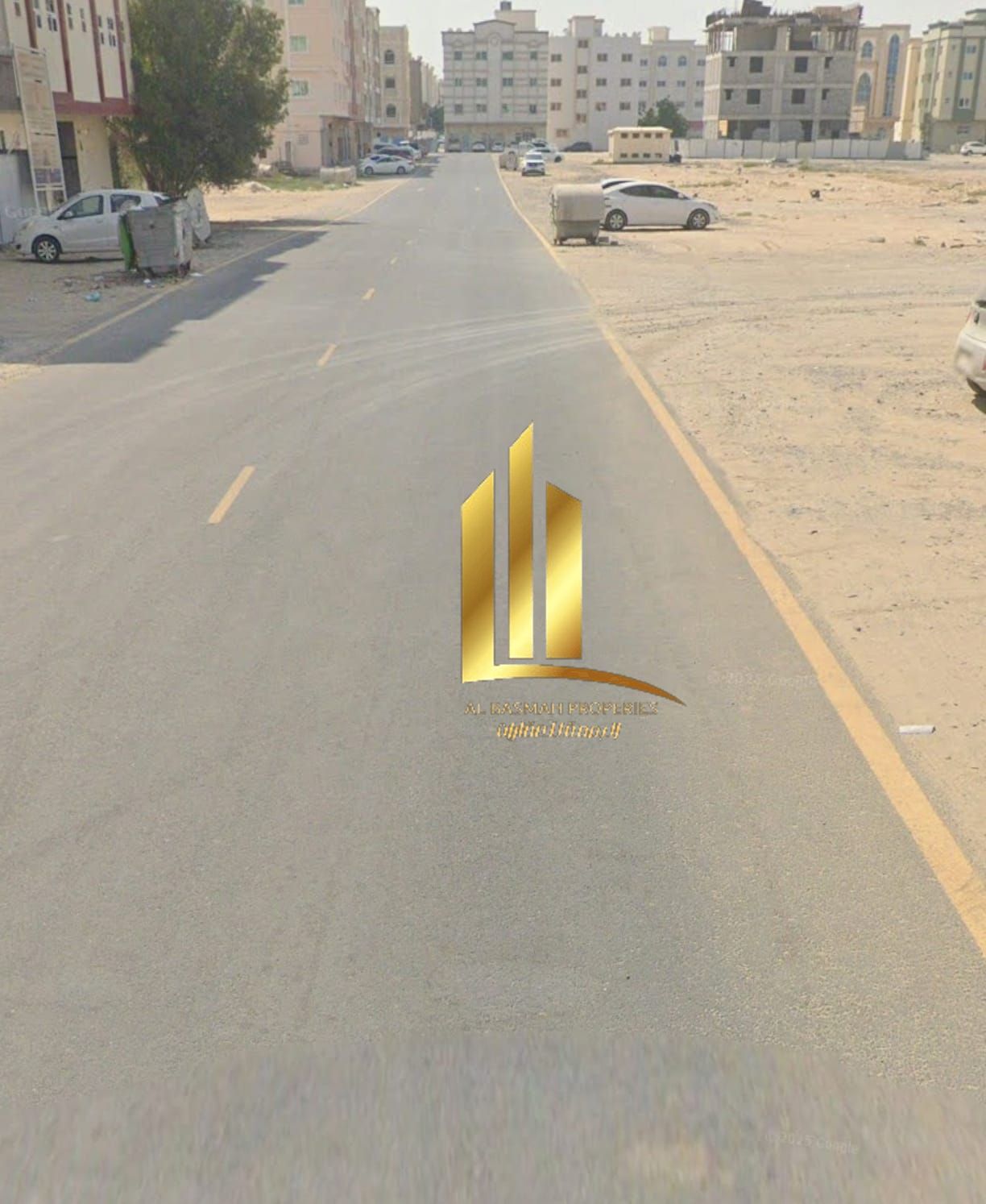 Commercial land for sale in Sharjah, Al Yarmouk area, Al Qasimia neighborhood.