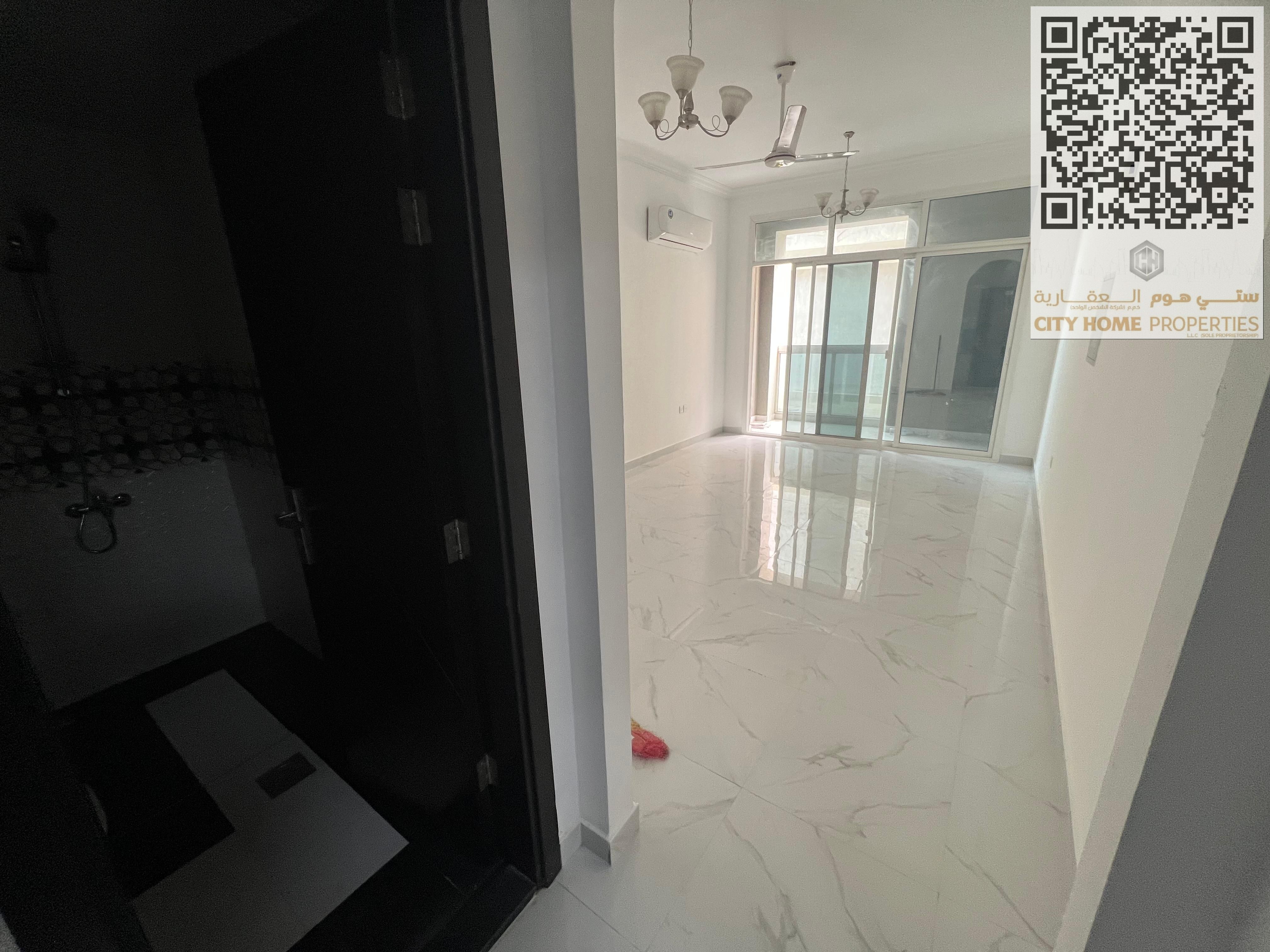 Spacious 1-Bedroom Apartment for Rent in Ajman Al Muweihat 3 – Large Balcony, 2 Bathrooms, Split AC, Prime Location Near Dubai & Sharjah Exits and She
