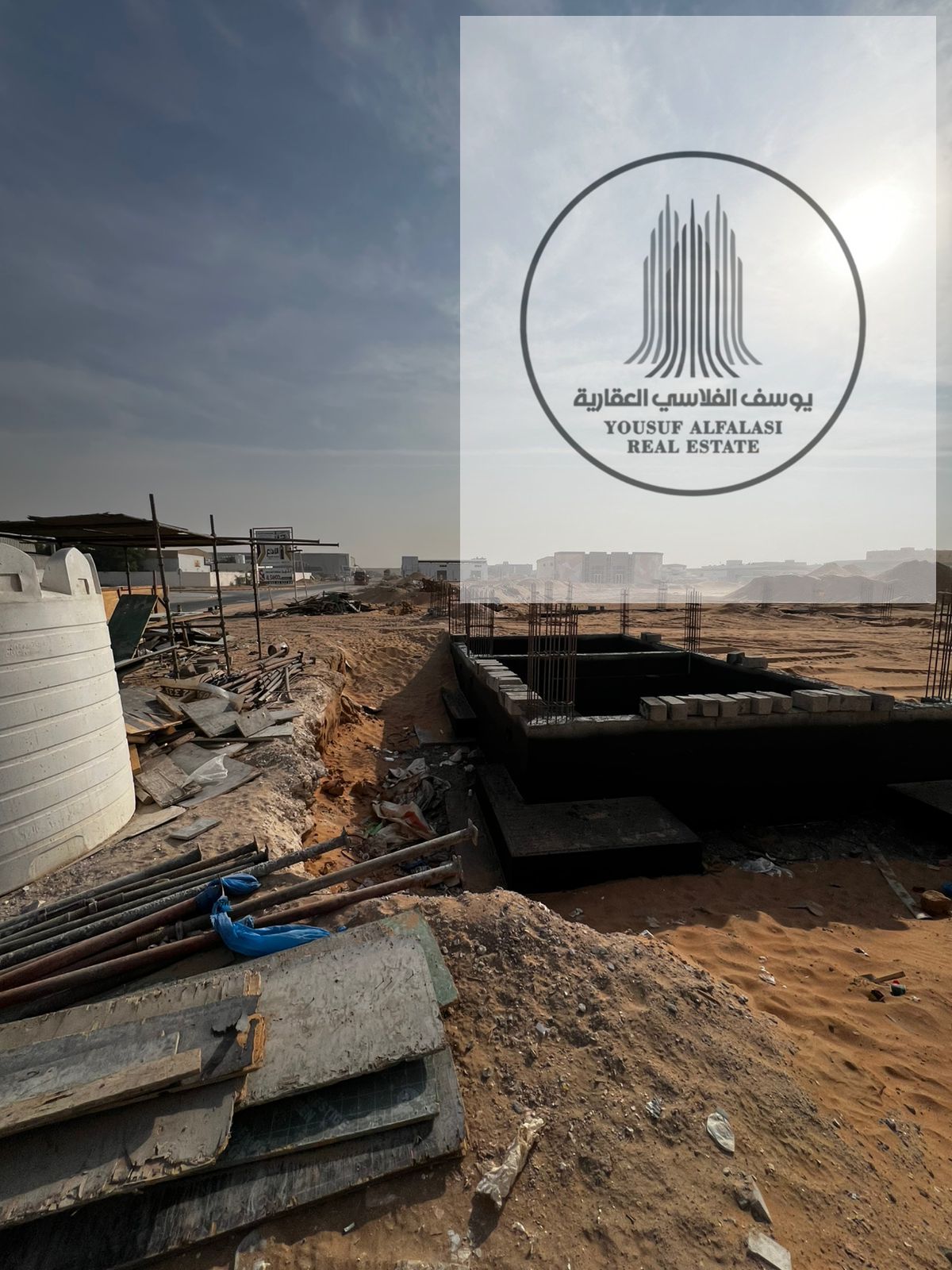 Opportunity to buy a warehouse plot of land for a 20-year lease in Umm Al Quwain, with an area of 13,000 square feet