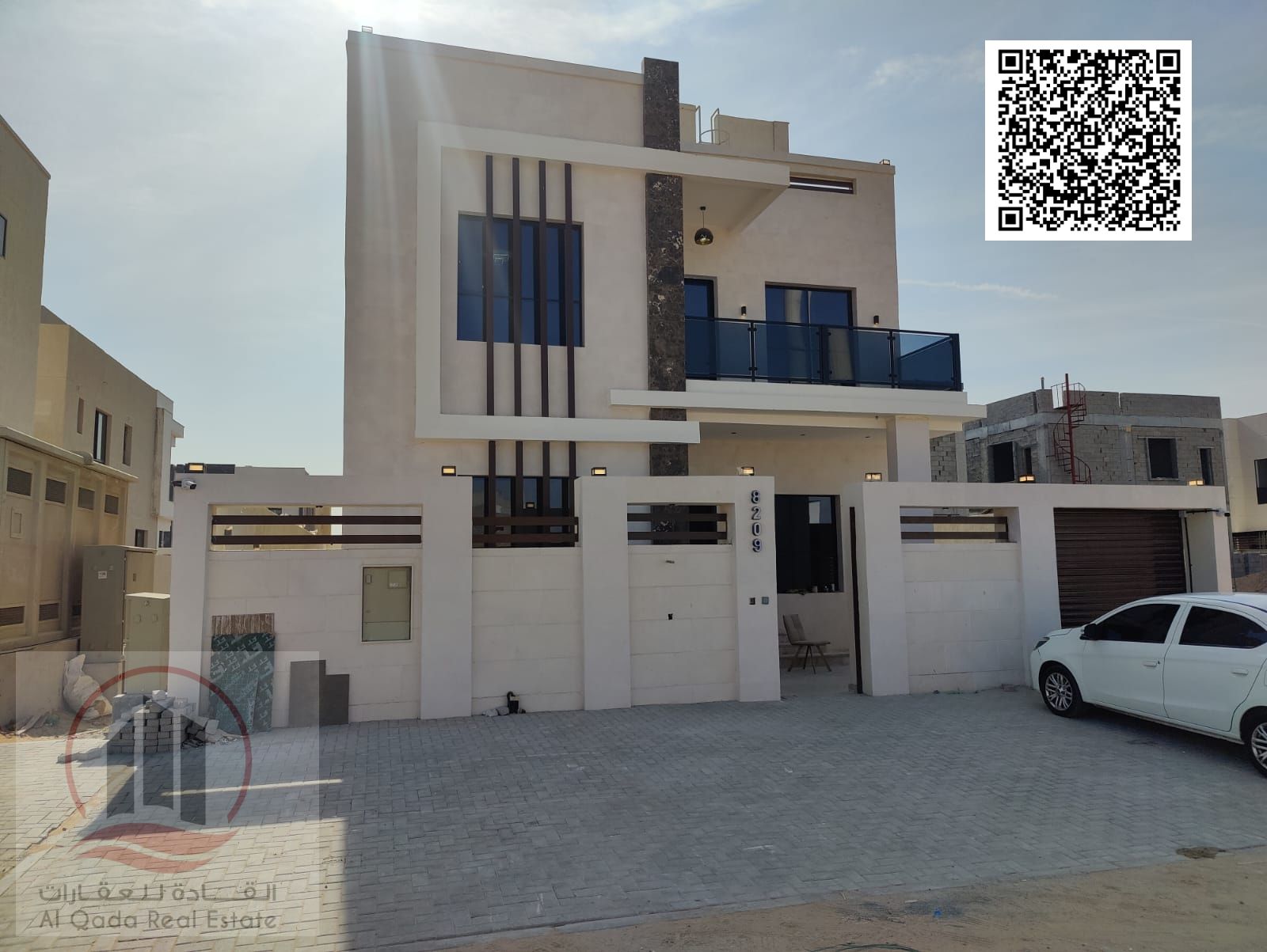 For sale, a villa in Ajman Al Zahia, 7 master rooms, a Majles room, a hall, and a maid’s room, freehold for all nationalities, Installment with out do