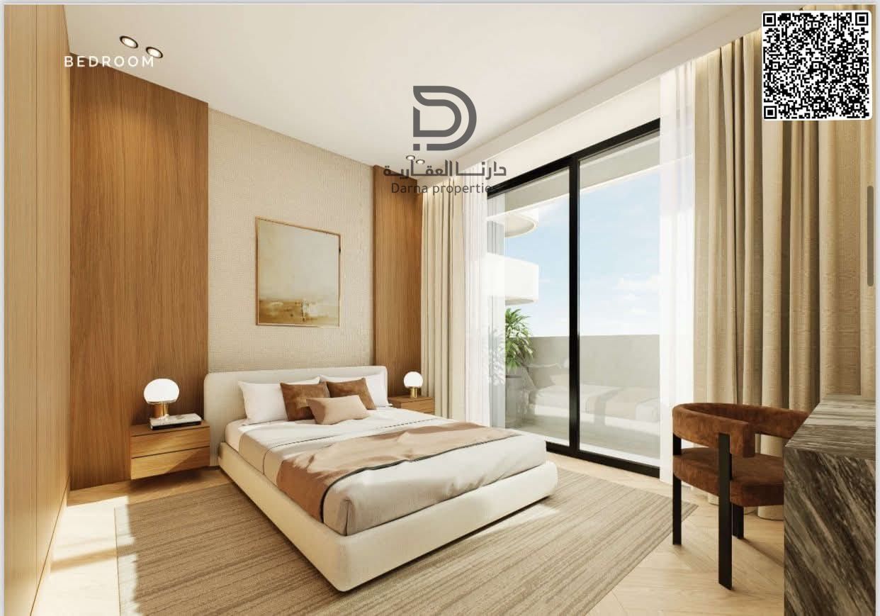 Only down payment 38 thousand dirhams and you own a one-room apartment and a hall in the most luxurious towers of Ajman and without commission and without registration fees and installments for 7 years - in Al Amera area with Sheikh Mohammed Bin Zayed Roa