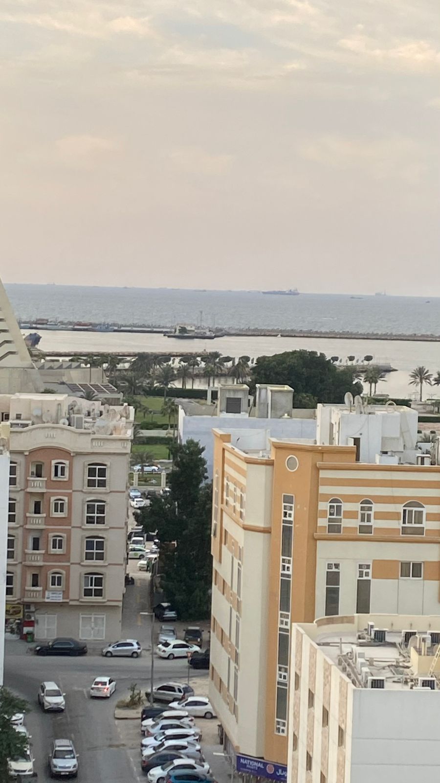 Largest studio apartment in Al Qulay'ah, spacious, open view, clean building, for families only, free maintenance, payment plans, lowest price in the