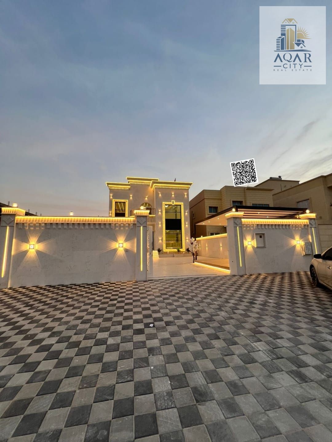 **A strategic location near all services directly opposite a mosque, including water, electricity and air conditioning, negotiable and a very spacious area **Easy access to main roads** (for all services) **A quiet and family neighborhood that prov