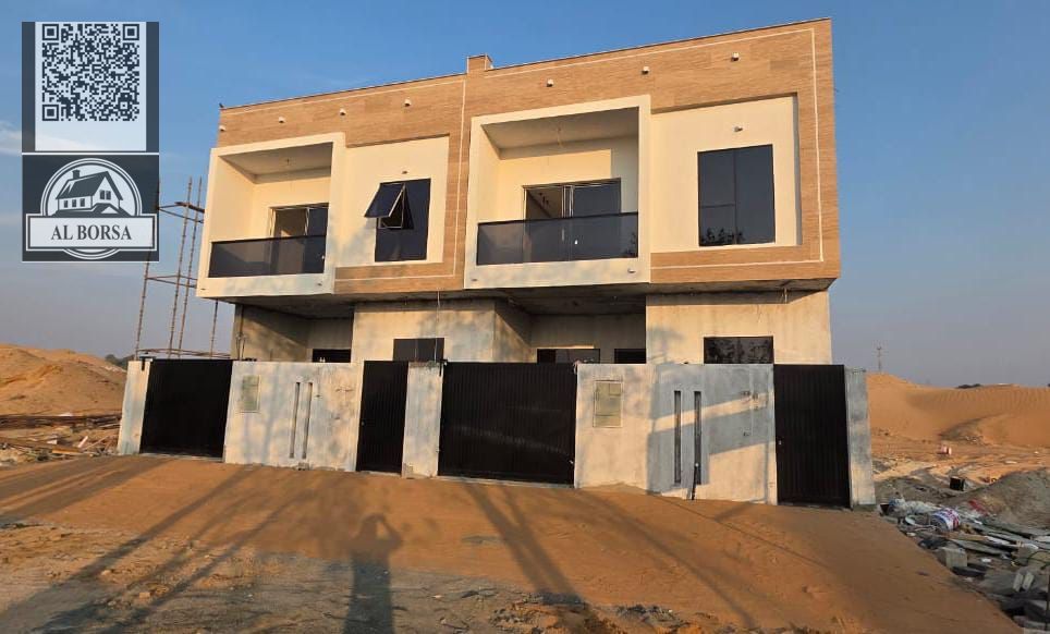 Townhouse for sale in Al Zahia, ground floor, first floor, and roof, super deluxe finishing.