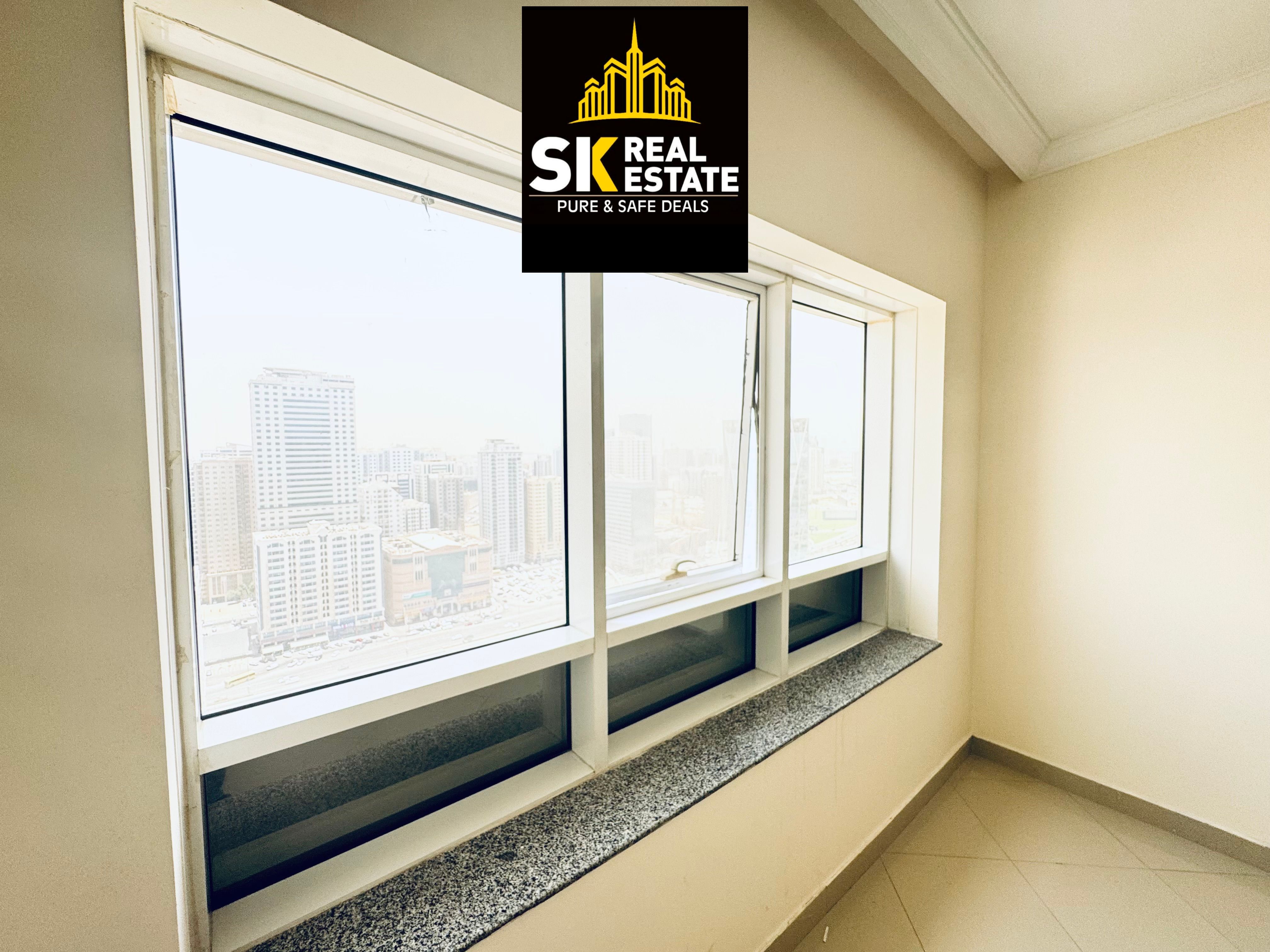 OPEN VIEWS 3BHK —RENT 55K / FREE PARKING & GYM AND SWIMMING POOL , KIDS PLAY AREA