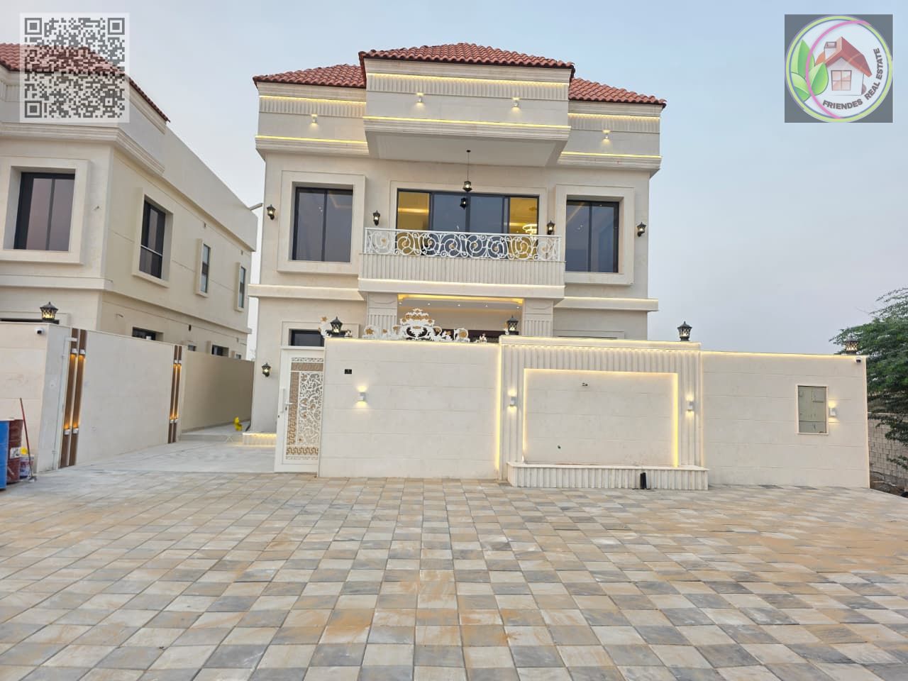 Villa in Al Zahiyah, Ajman | Registration and ownership fees included | G+2 | Freehold for all nationalities | Close to the mosque and all services