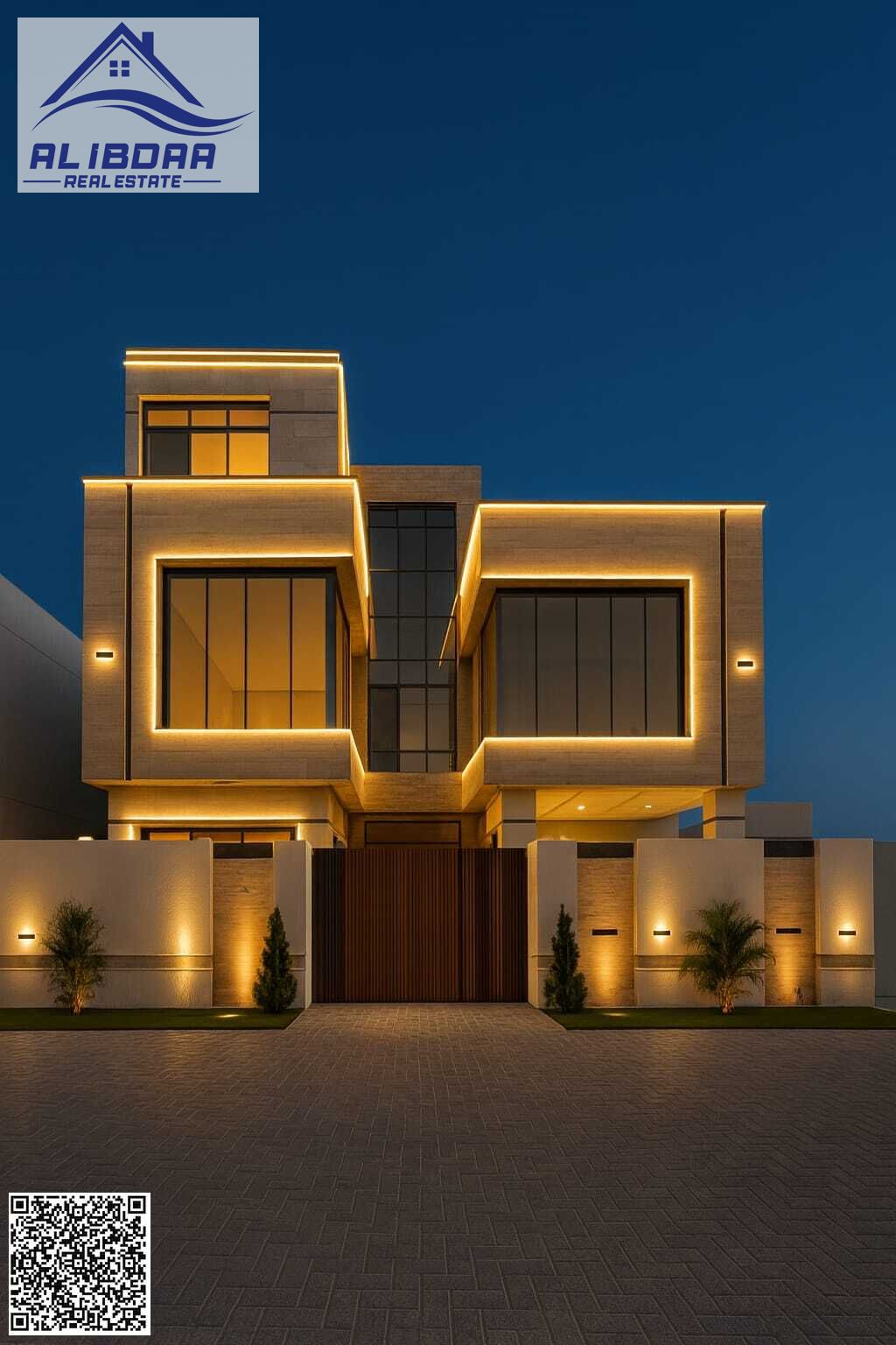 Luxury Three-Story Villa – Prime Corner | Al Yasmeen – Ajman
