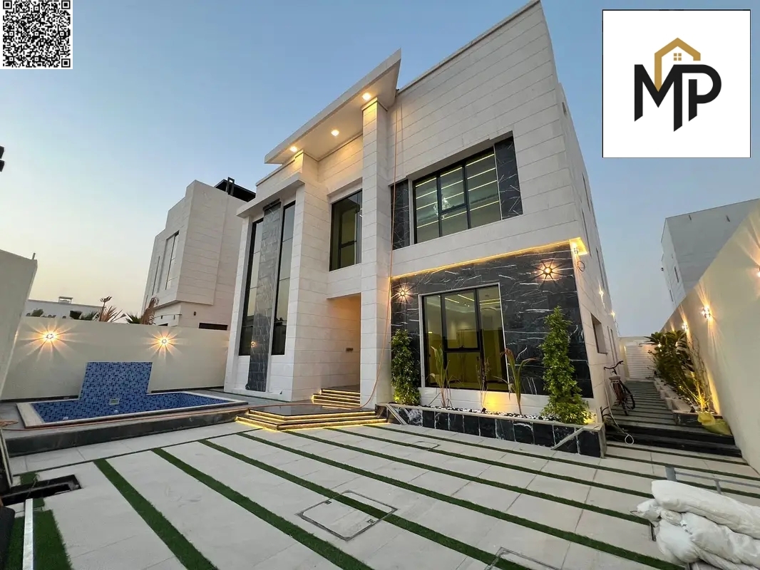 Villa for sale directly from the owner, including registration fees, electricity, water, and air conditioning. 100% bank financing available.