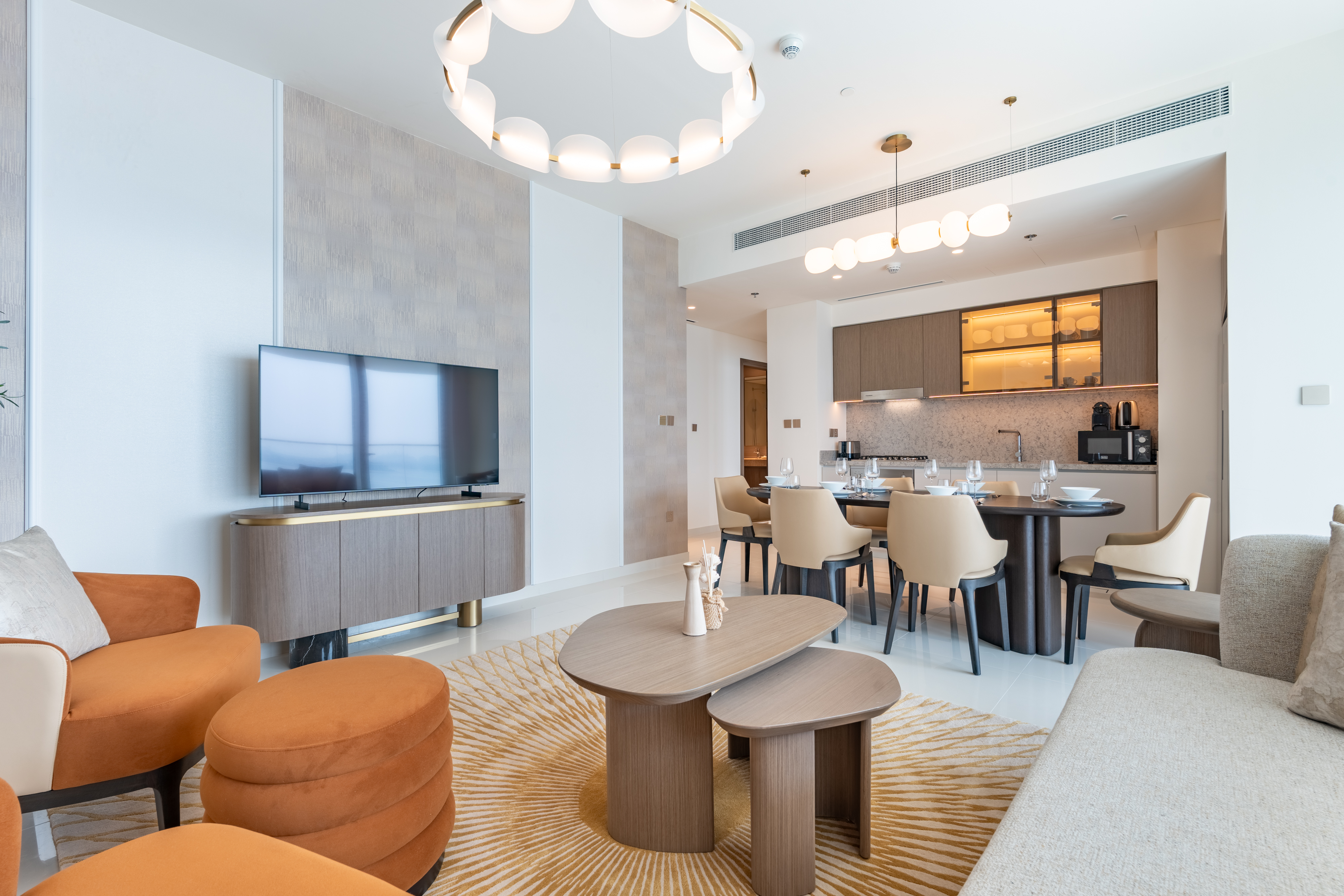 Luxury 2BR | Sea & Palm Jumeirah View | Private Beach access & Kids Play Area | All Bills Included