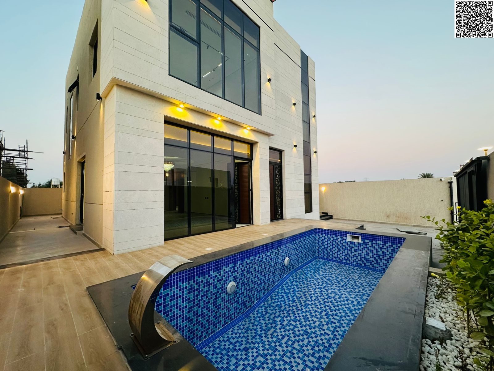 Luxury villa for sale, registration fees included, negotiable price, with easy bank financing available.