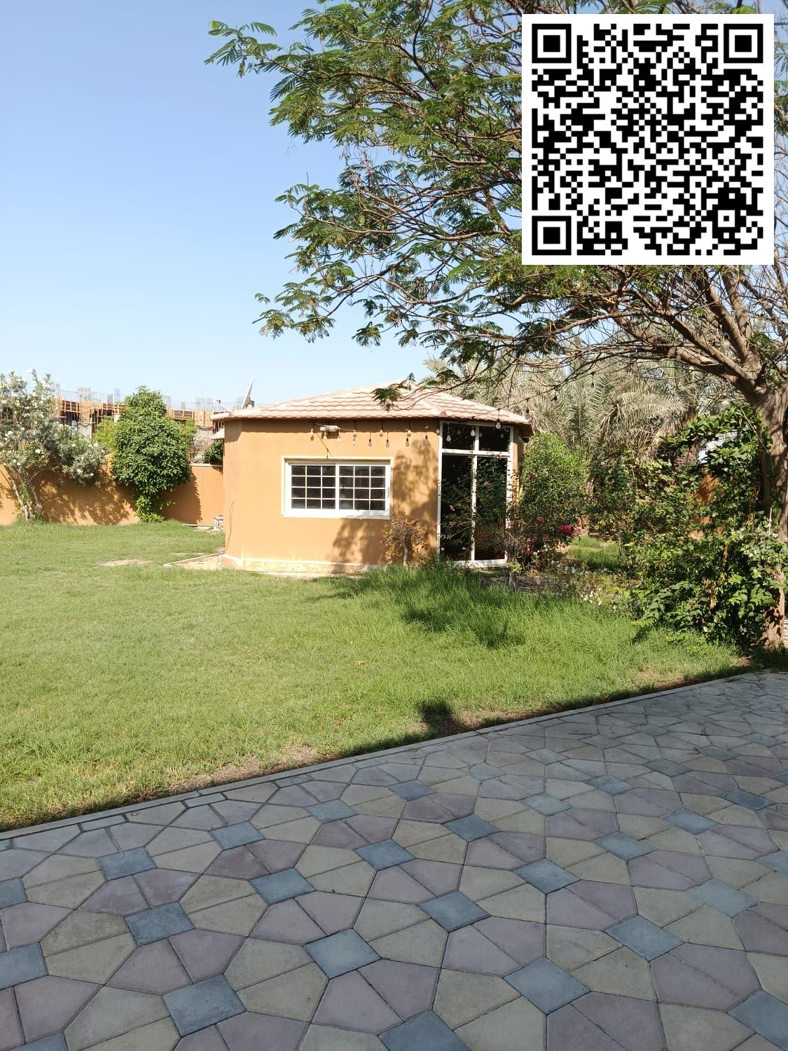 Investment and residential villa for sale in Al Qarayen – Corner plot on two streets | 17,000 sq ft land | Strategic location opposite a mosque and pa