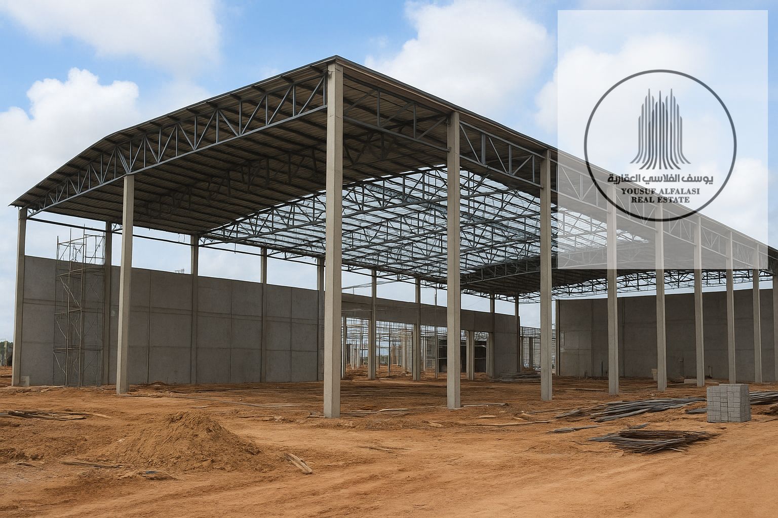 "For sale: 2 warehouses, 20-year ownership, land 25,000 sqft, built-up 20,000 sqft,