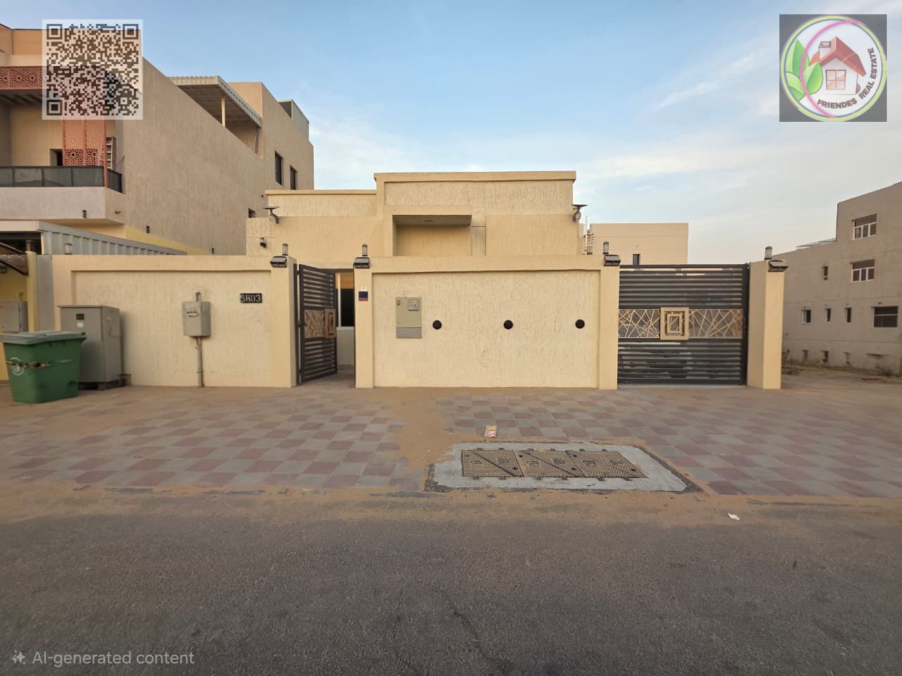 Villa for rent in Al Zahiyah area, Ajman | Close to the mosque and all services | Close to Mohammed Bin Zayed Road and Emirates Road