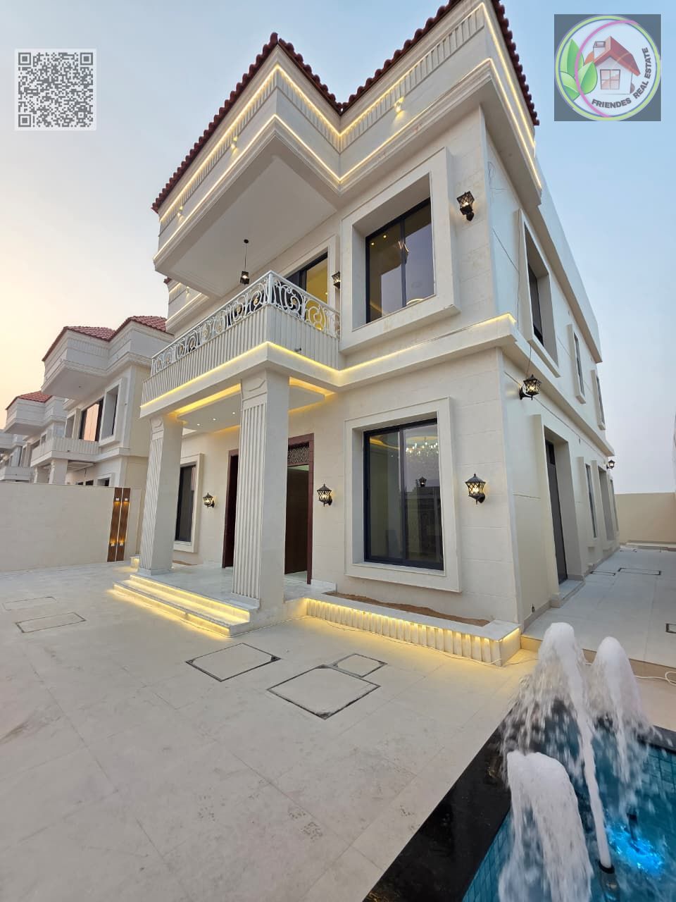 Villa in Al Amrah area, Ajman | Freehold for all nationalities | Close to the mosque and all services | Close to Mohammed Bin Zayed Road
