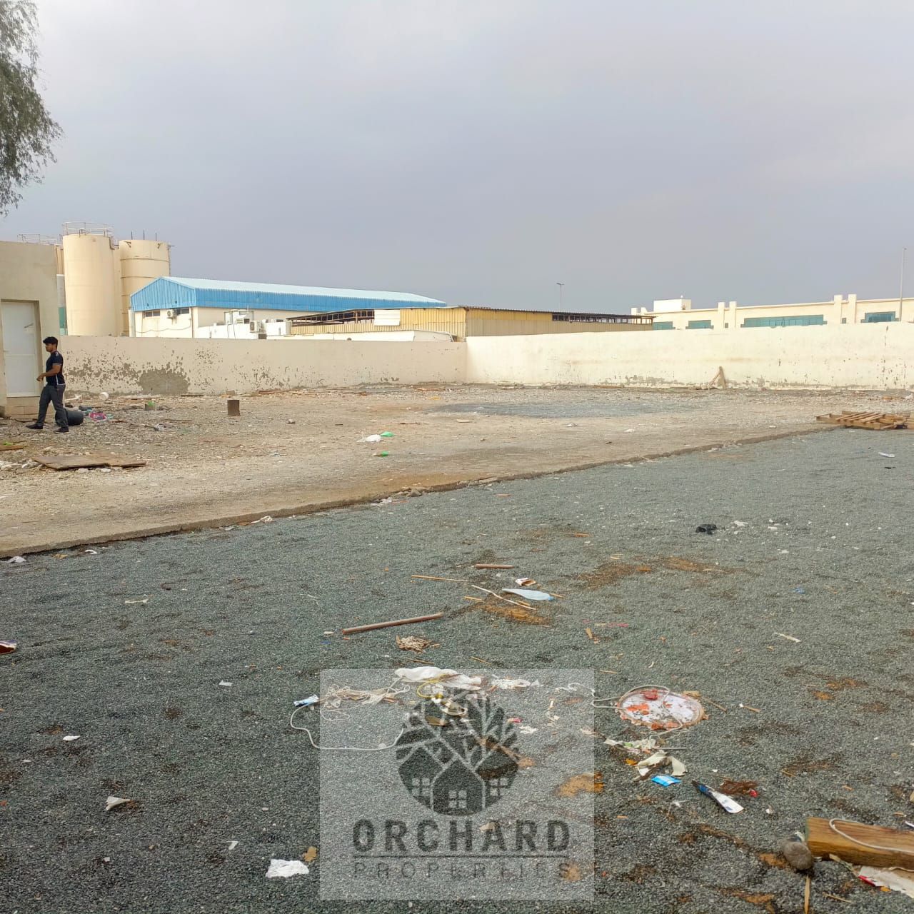 Open yard with electricity 25kw rent 135k