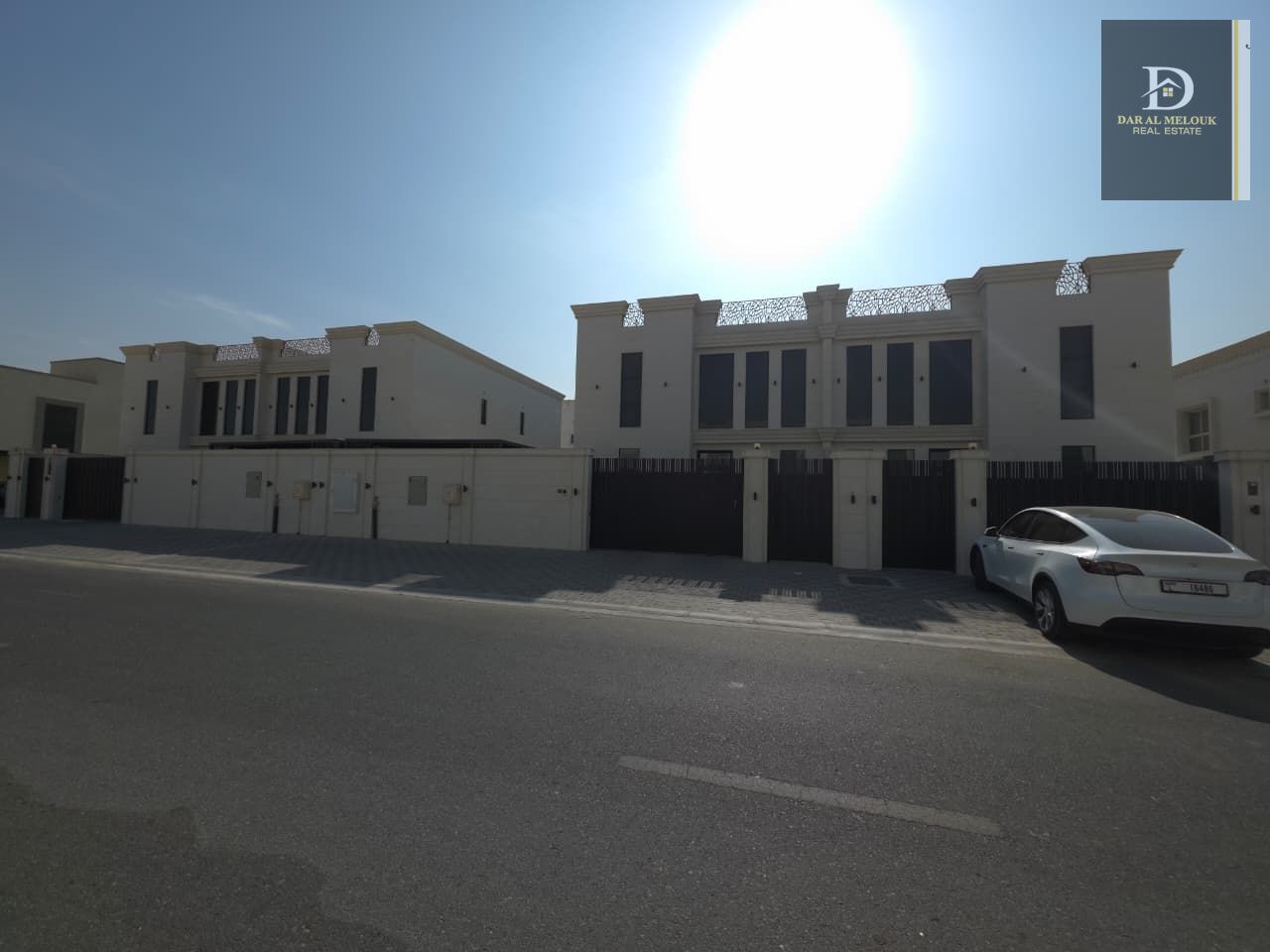 For Sale in Sharjah Al Hooshi Area Two residential villas on a 10,000 sq ft plot in a prime location