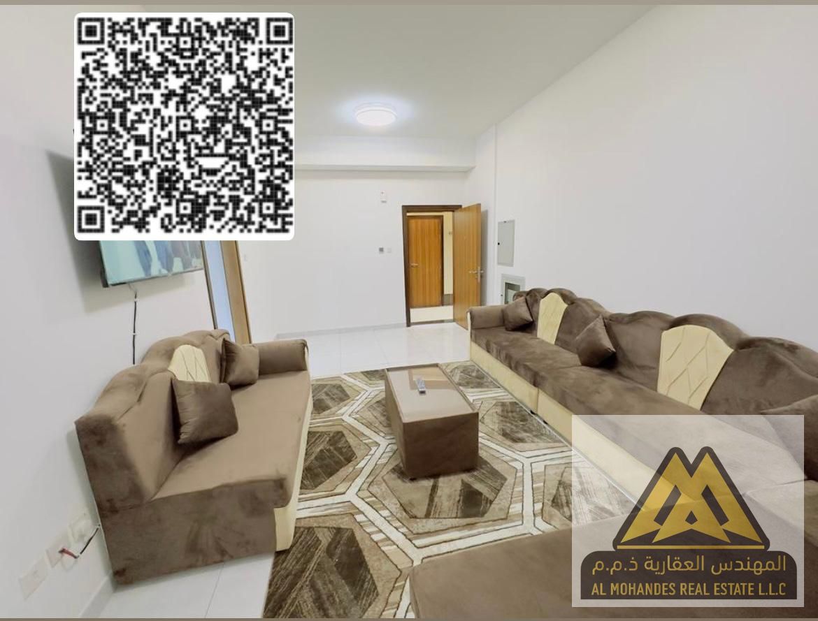 Monthly Rental Apartment – 1 Bedroom and Living Room | Newly Furnished Location: Ajman, Al Rashidiya 2 Behind Al Rashidiya Ladies Park