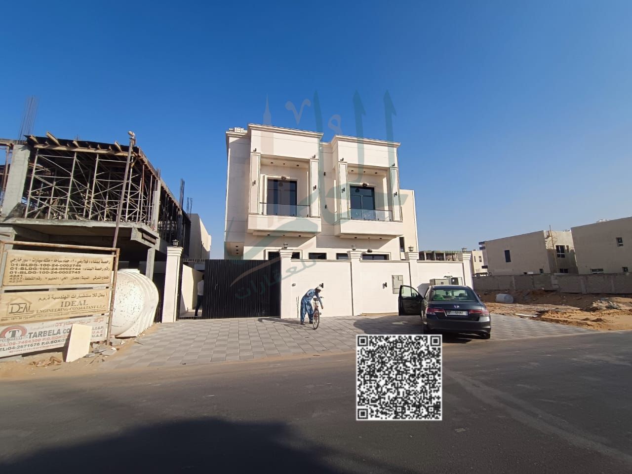 A ready-to-move-in villa located in Al Helio 2, offering high-quality finishes and spacious layouts, ideal for large families.