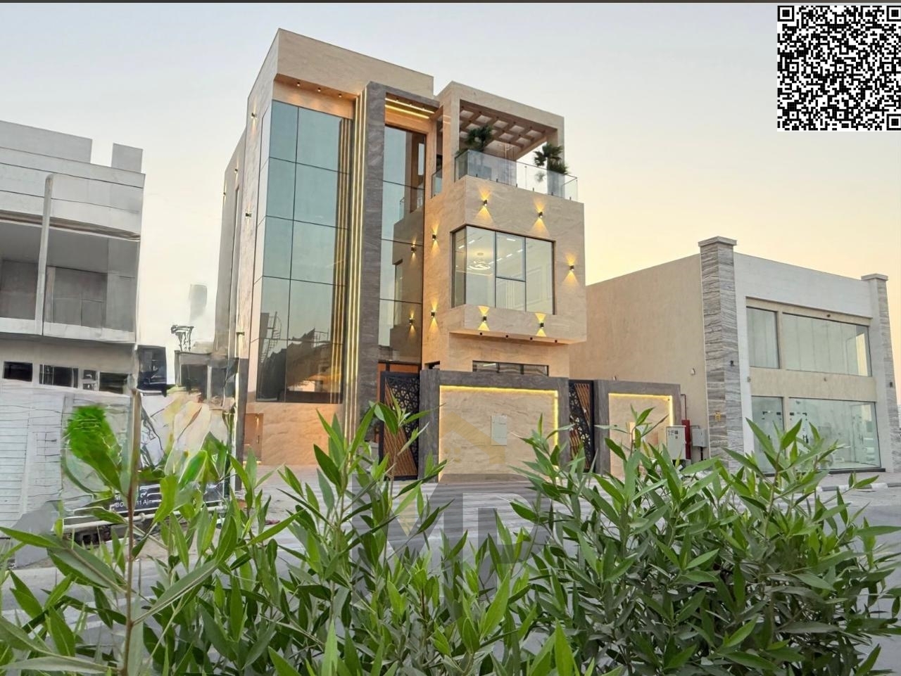 For sale: A luxurious, modern villa, including electricity, water, and air conditioning, plus registration fees. Turnkey delivery.