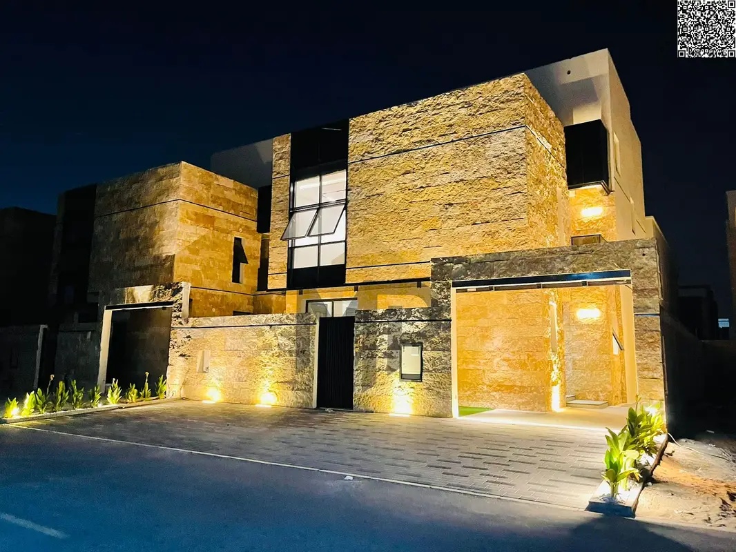European-style villa with a modern design in Al Bahia, priced inclusive of registration and ownership fees, with bank financing or cash payment option