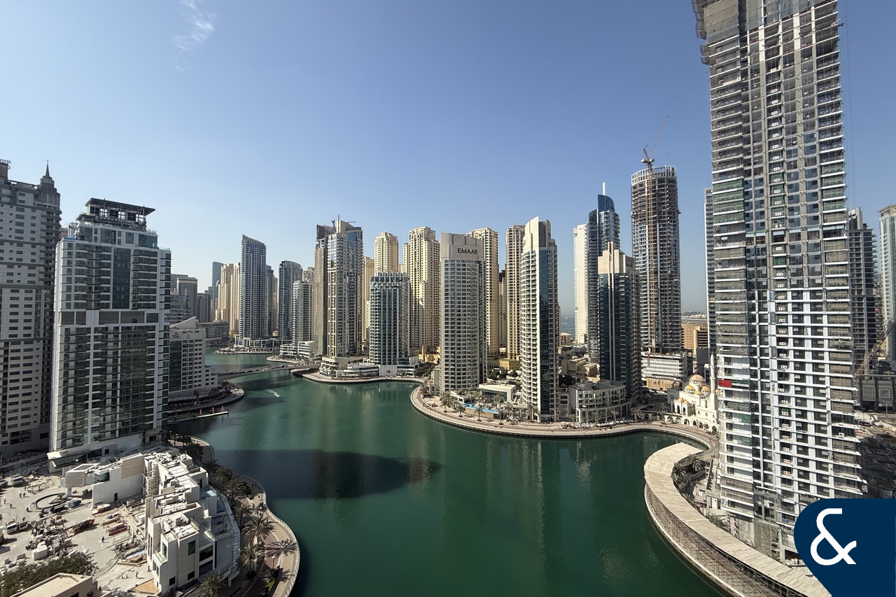 Large Balcony | Full Marina View | Furnished